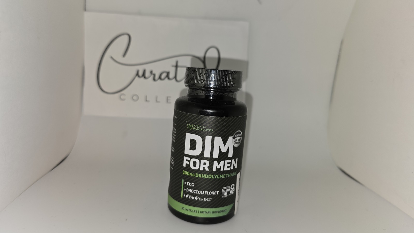 SMNutrition DIM For Men Supplement CDG Broccoli BioPerine 60 Capsules Exp 08/27
