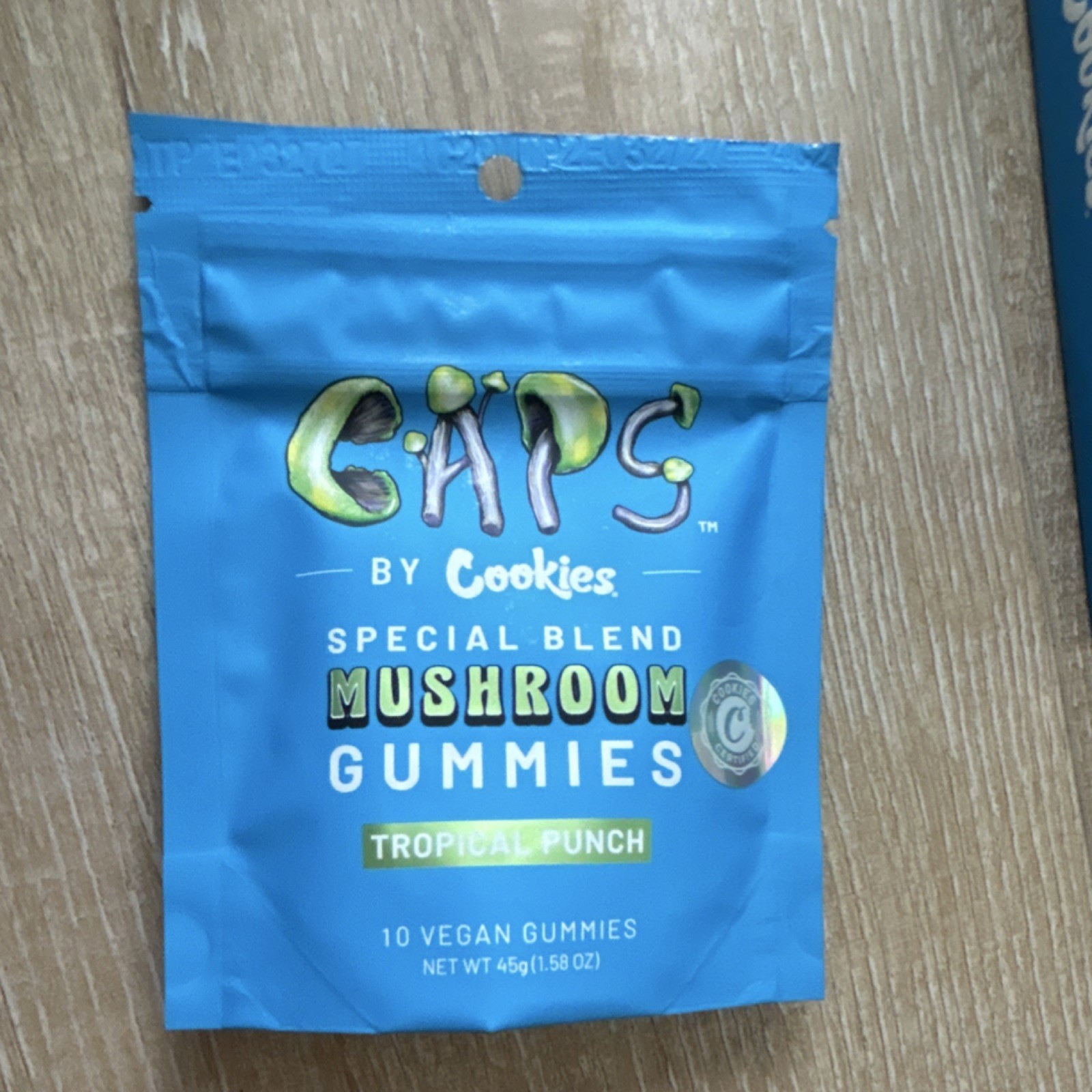 Cookies Special Blend Mushroom Gummies Vegan Tropical Punch 10 Count