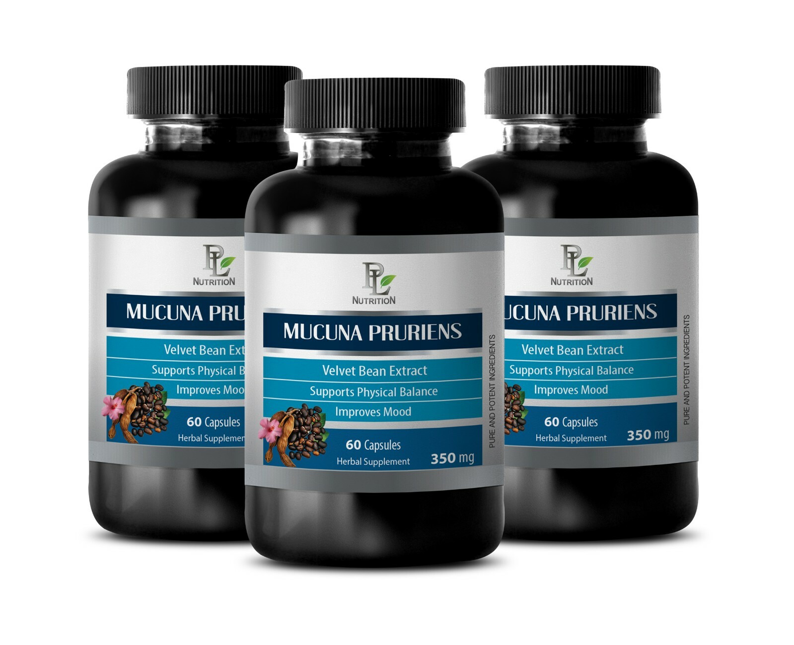 sexual function improvement – MUCUNA PRURIENS – improve mood supplement 3BOTTLE