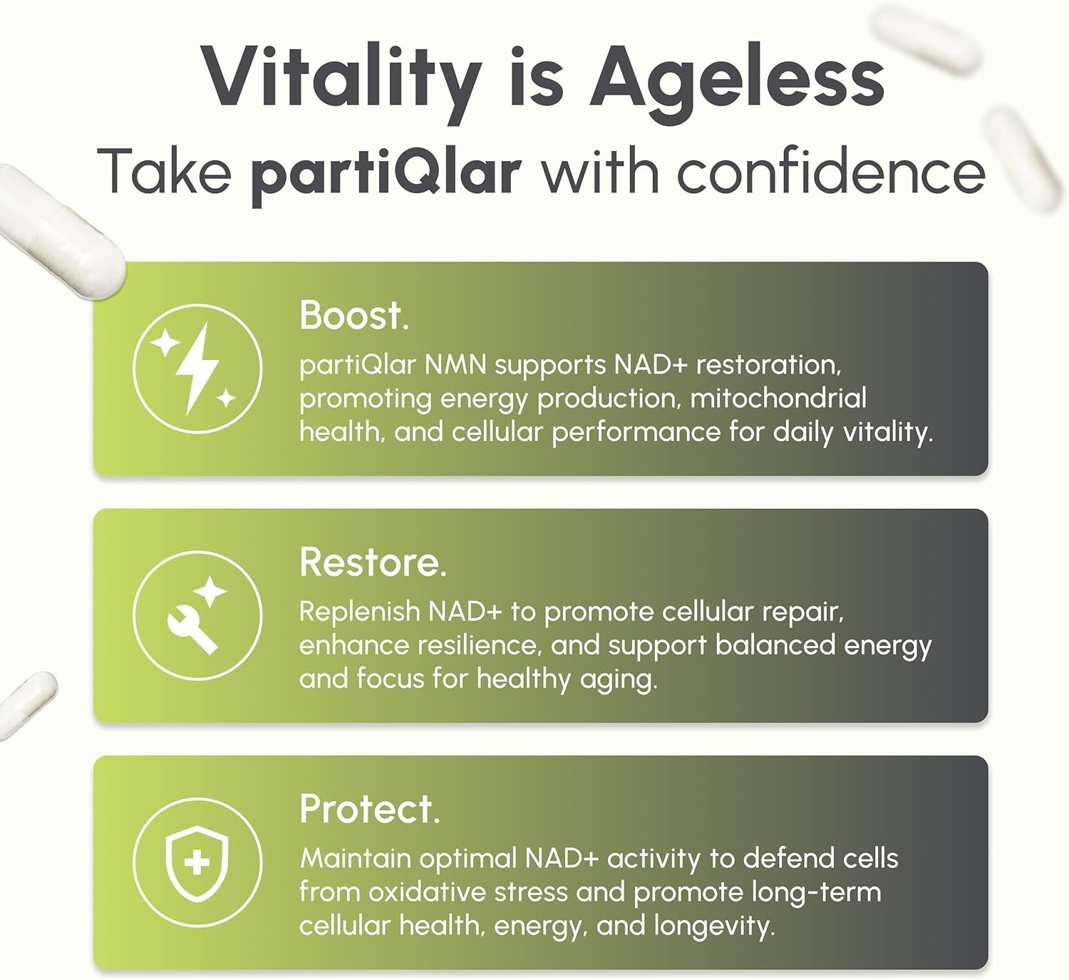 partiQlar Supplement 500mg – High Purity – 60 Capsules