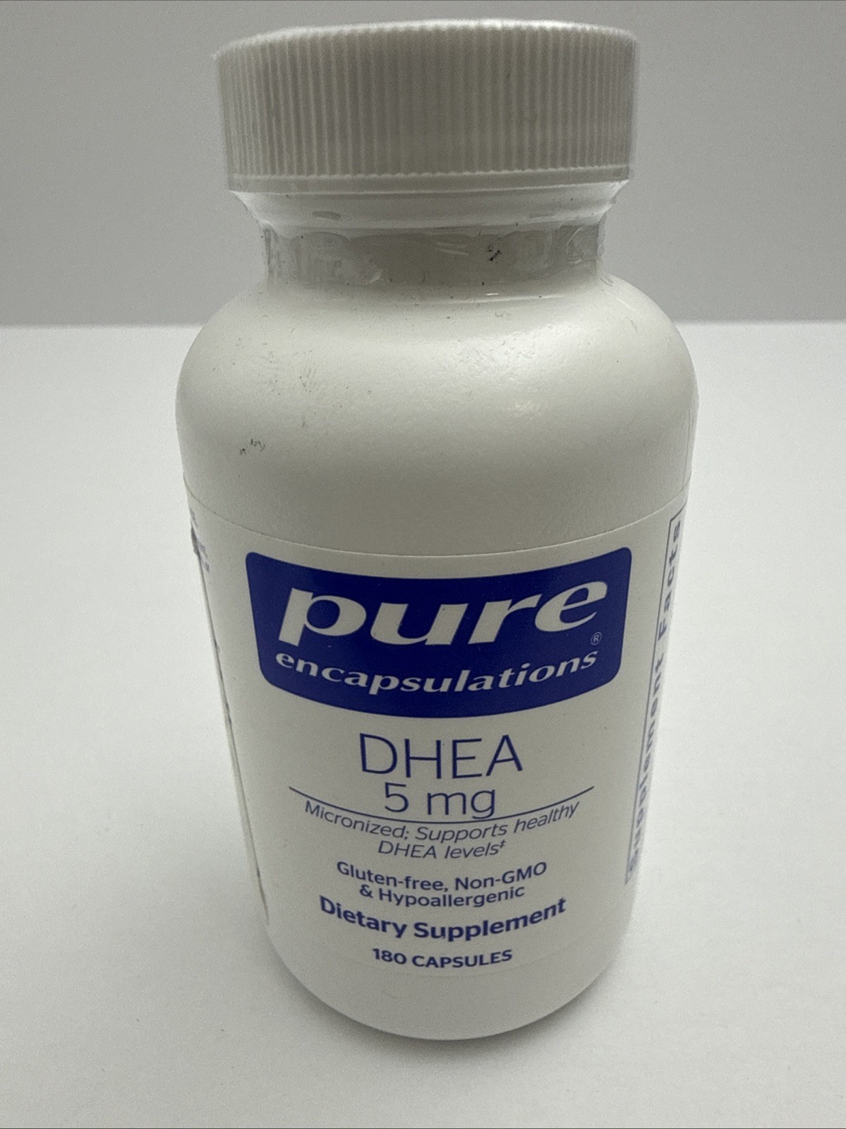 Pure Encapsulations DHEA 5 mg – Dietary Supplement 60 Capsules Exp 12/27