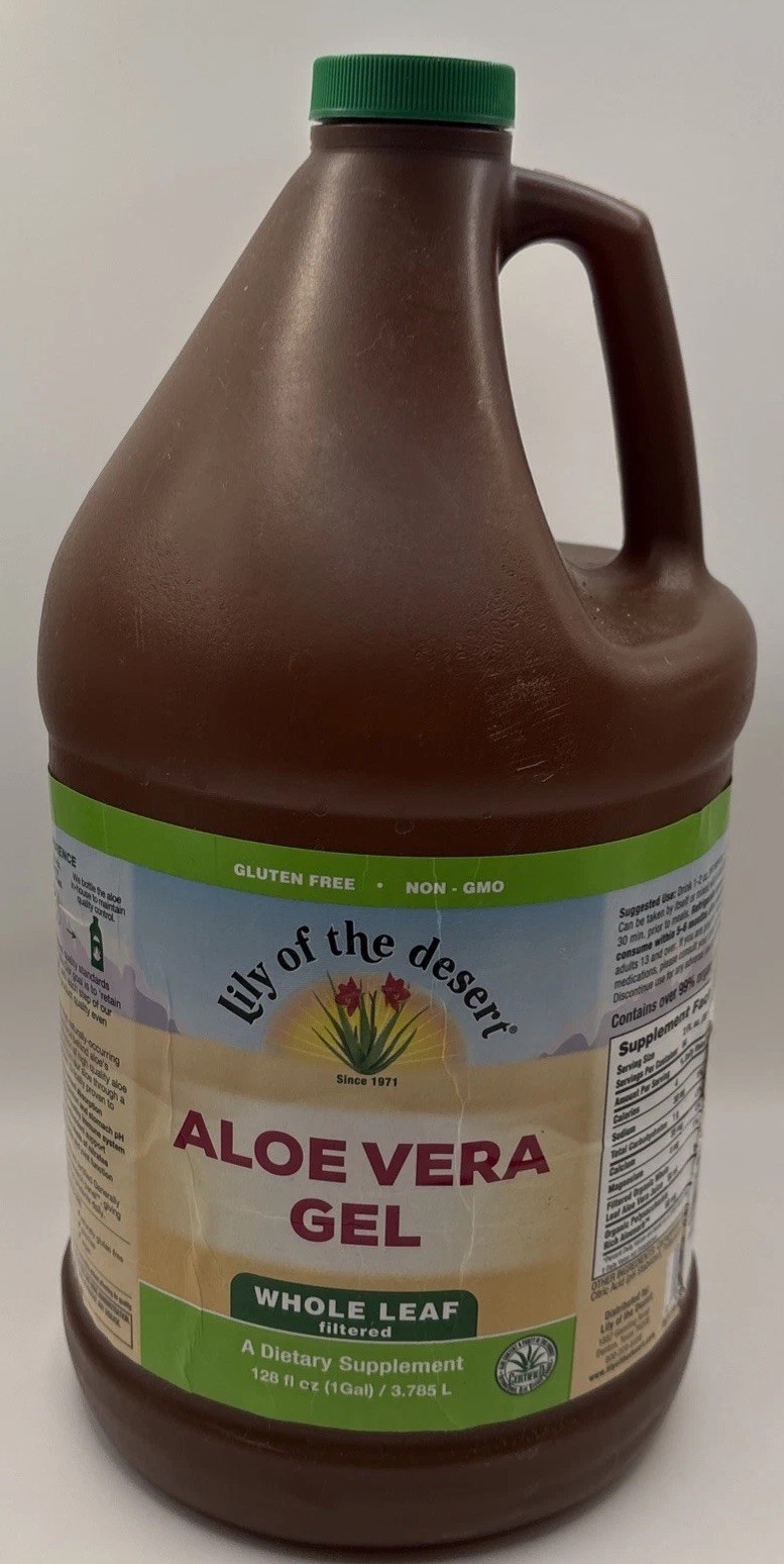 Lily of the Desert Aloe Vera Juice Whole Leaf Digestive Enzymes 64 oz