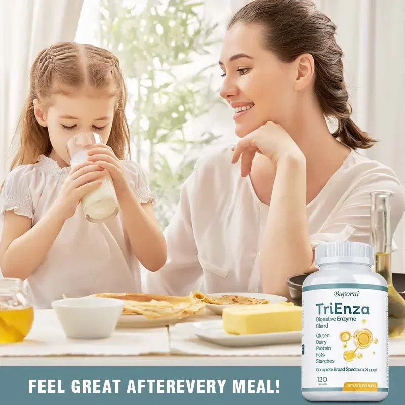 TriEnza 240pcs – Improve Digestion of Proteins, Carbohydrates, Fats, Polyphenols