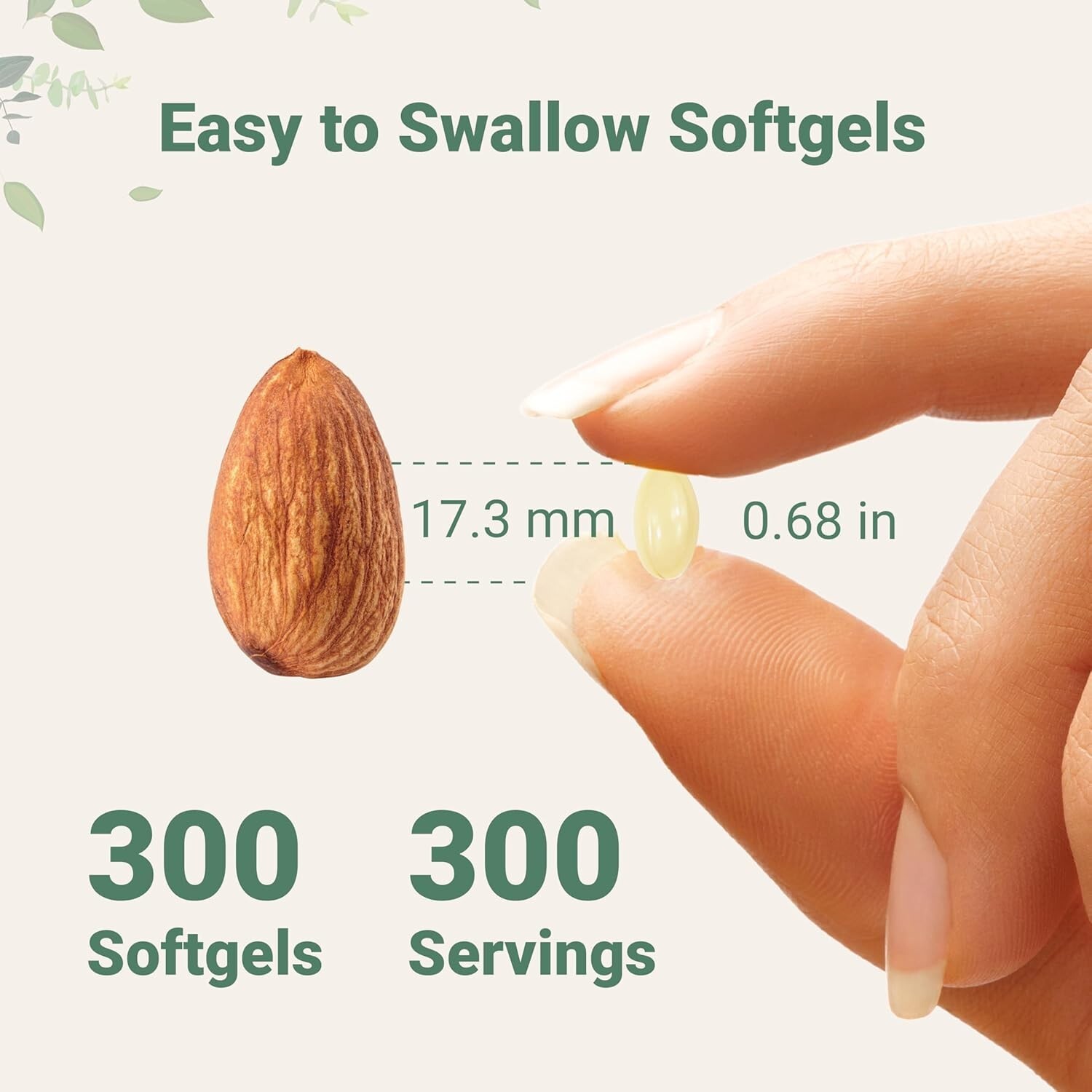 Easy-to-Swallow Coconut Oil Softgels: 2-in-1 D3 10,000 IU & K2 200 mcg Nutrition