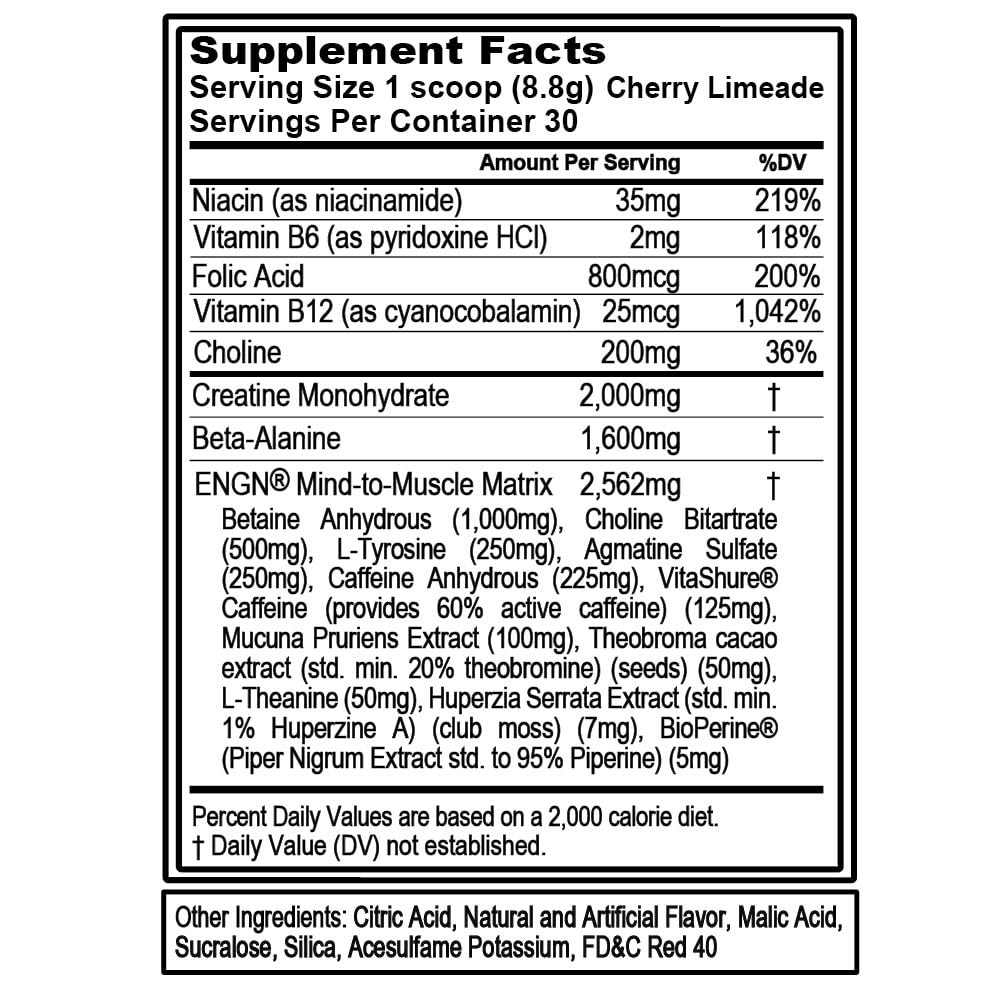 Evlution EVL Intense Pre Workout with 9.1 Ounce (Pack of 1), Cherry Limeade