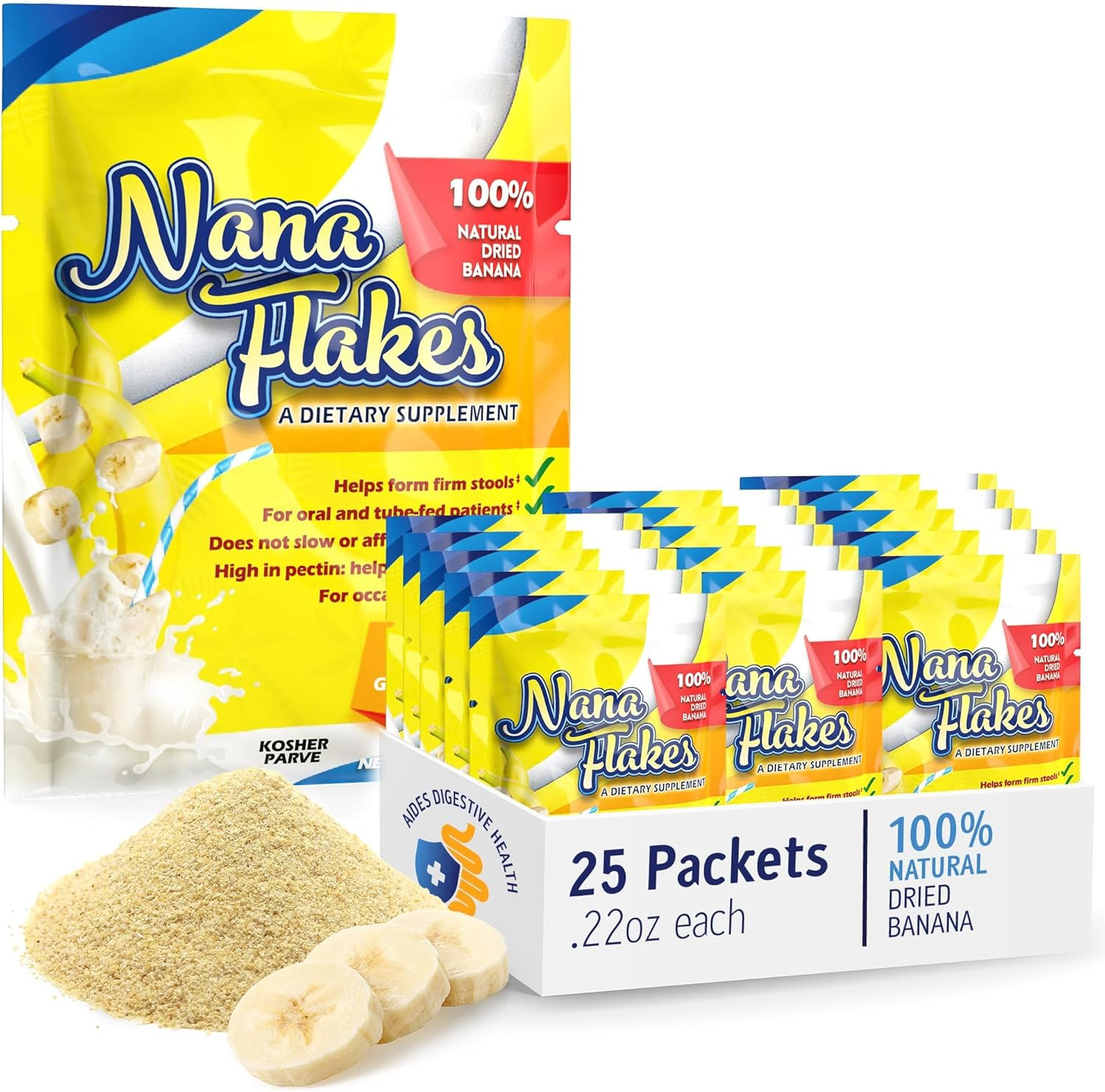 Nana Flakes 100% Pure Banana Flakes Medical Food Powder – Decrease Fat Intake…