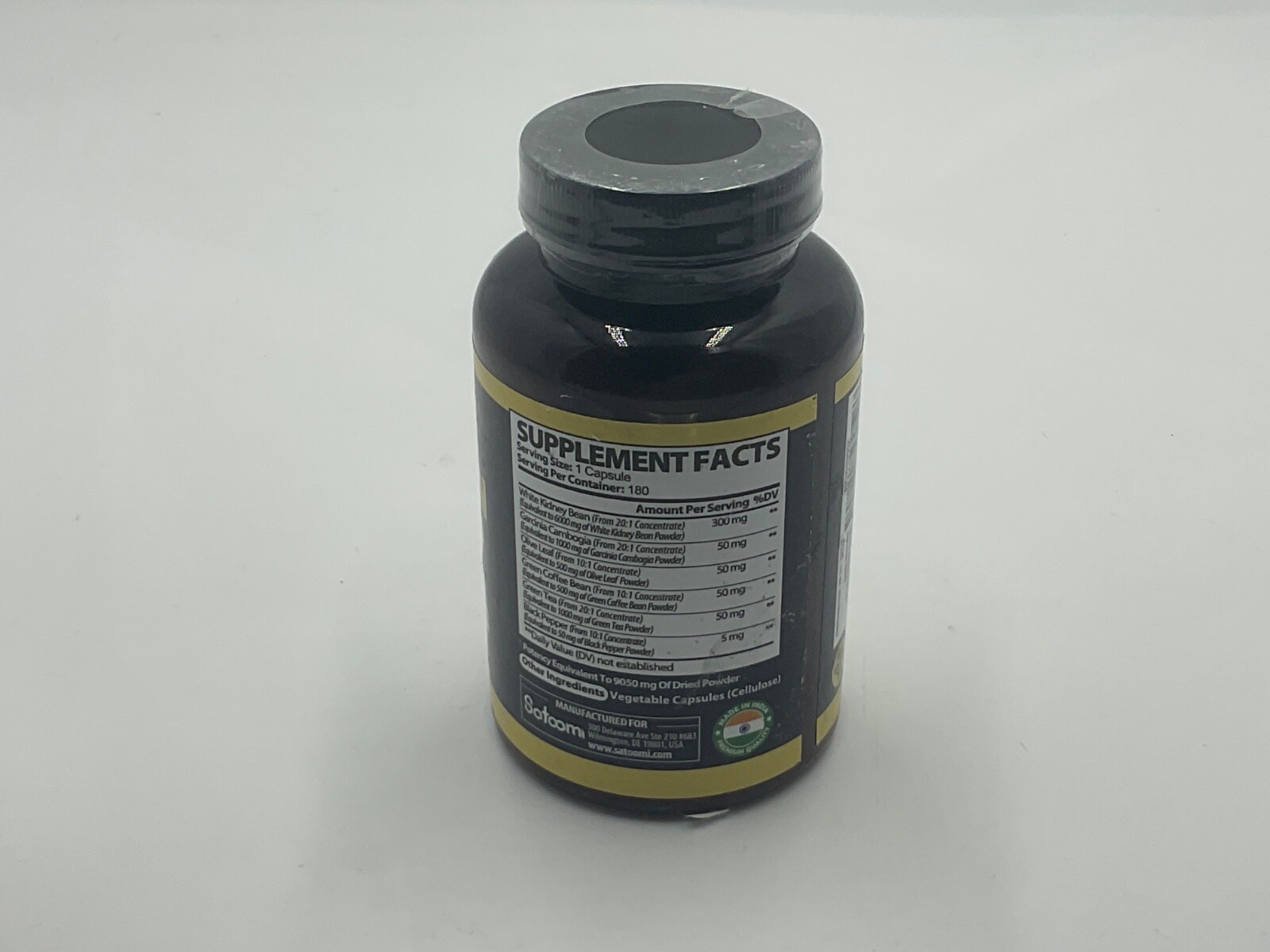 White Kidney Bean Extract 9050 mg- 180 Caps Exp- 03/2027