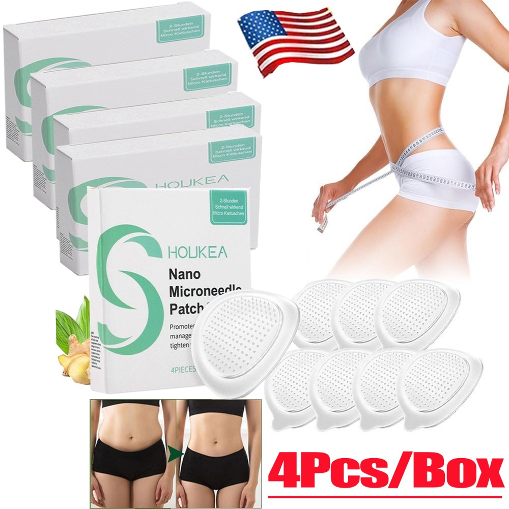 6/3Pc Micro-needle Patch Patch-Unisex Slimming Microneedle Patch For Weight Loss
