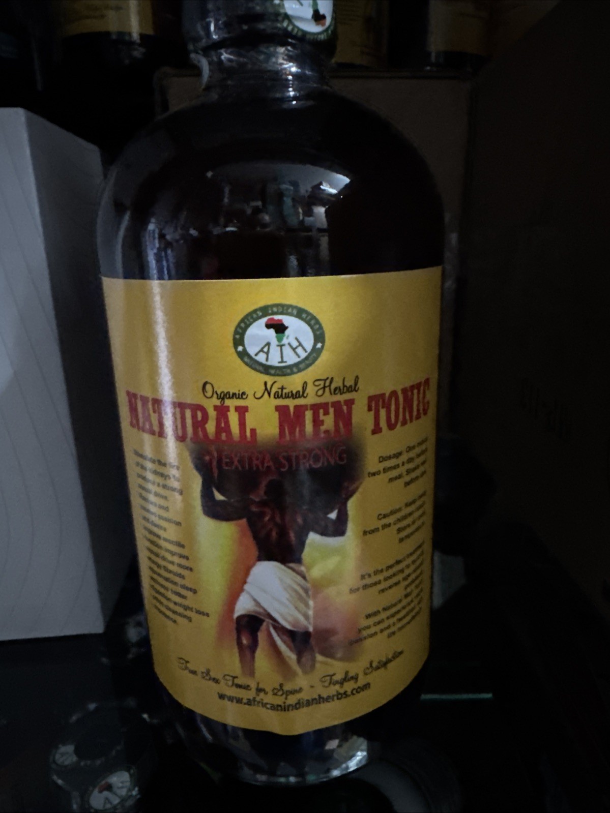 AIH Natural Men Tonic Extra strength 100% Pure Natural Organic Handmade Tincture