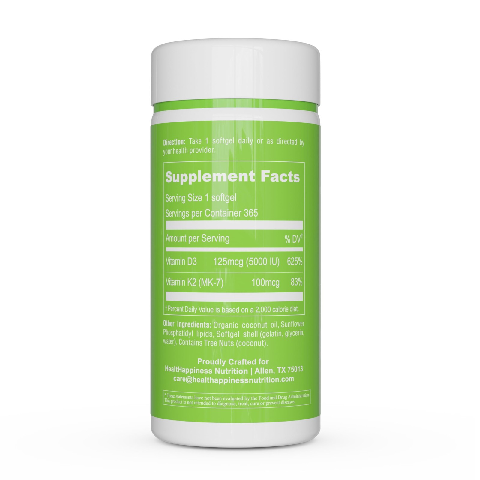 Liposomal D3 & K2 MK-7, Advanced Absorption for Optimal Bone and Immune Healt…