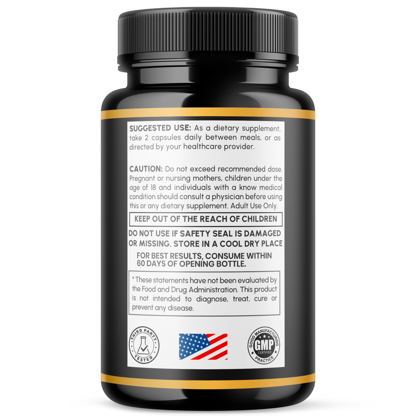 (5 Pack) Hyperprime Advanced Male Health Support vitamin Supplement 300 Capsules