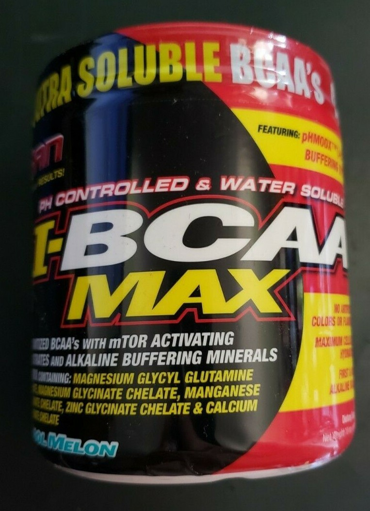 SAN I-BCAA MAX – COOL MELON Flavor Powder – 30 Servings – Expire 10/2024
