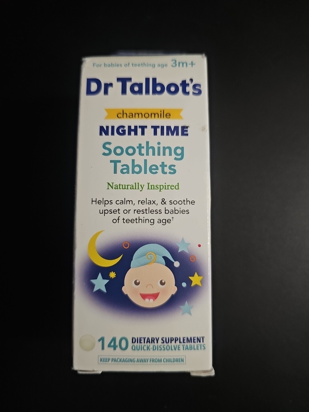 Dr. Talbot’s Night Time Chamomile Soothing Tablets Quick Dissolve 140 Ct 03/2027