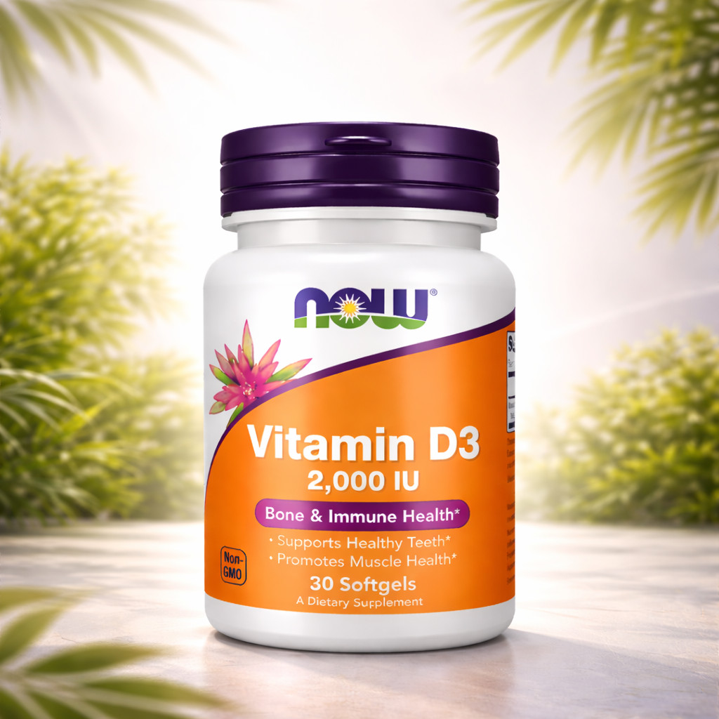 NOW Foods Supplements, Vitamin D-3 2,000 IU, High Potency, Structural Support