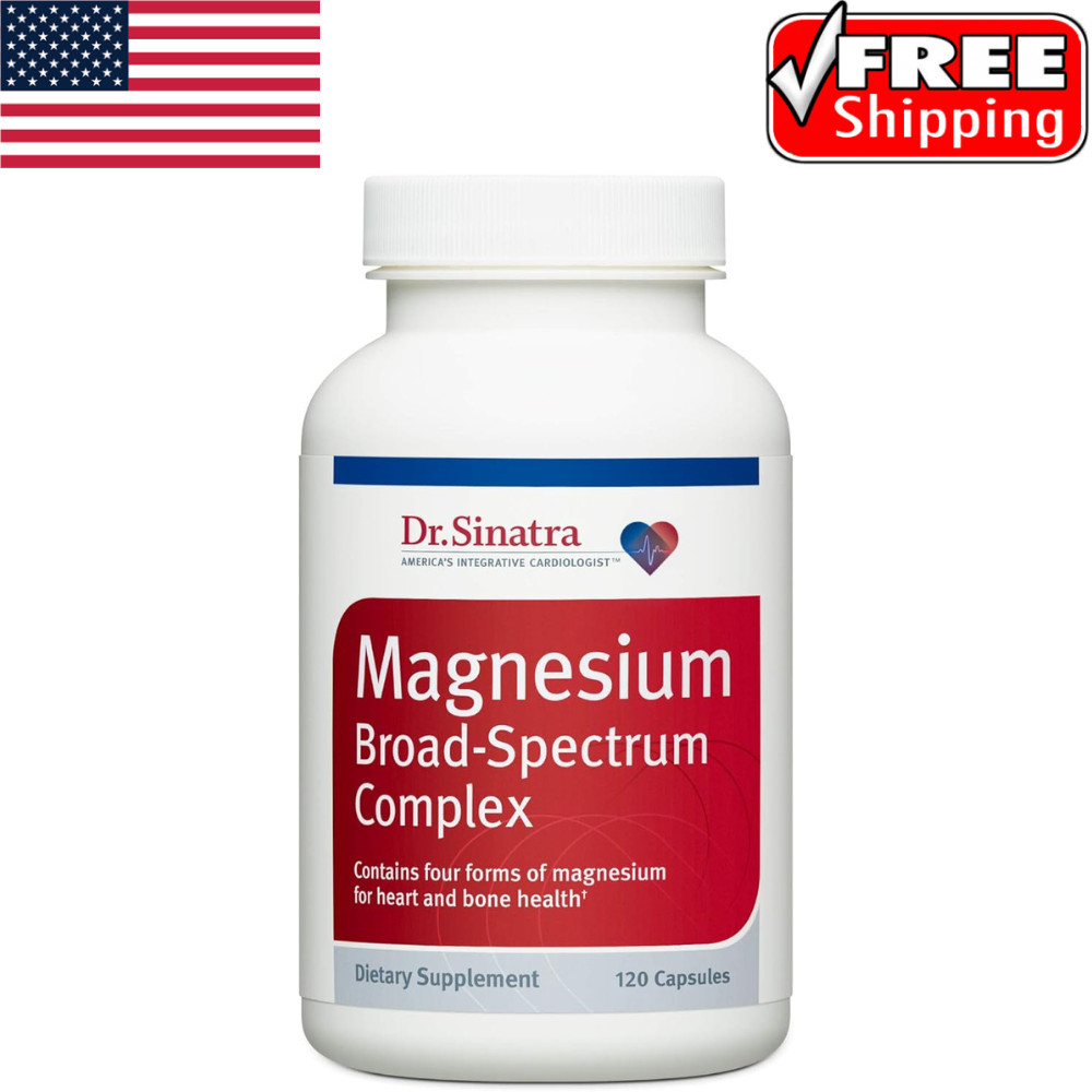 Dr. Sinatra’s Magnesium Broad-Spectrum Complex Supplement for Healthy Blood Flow