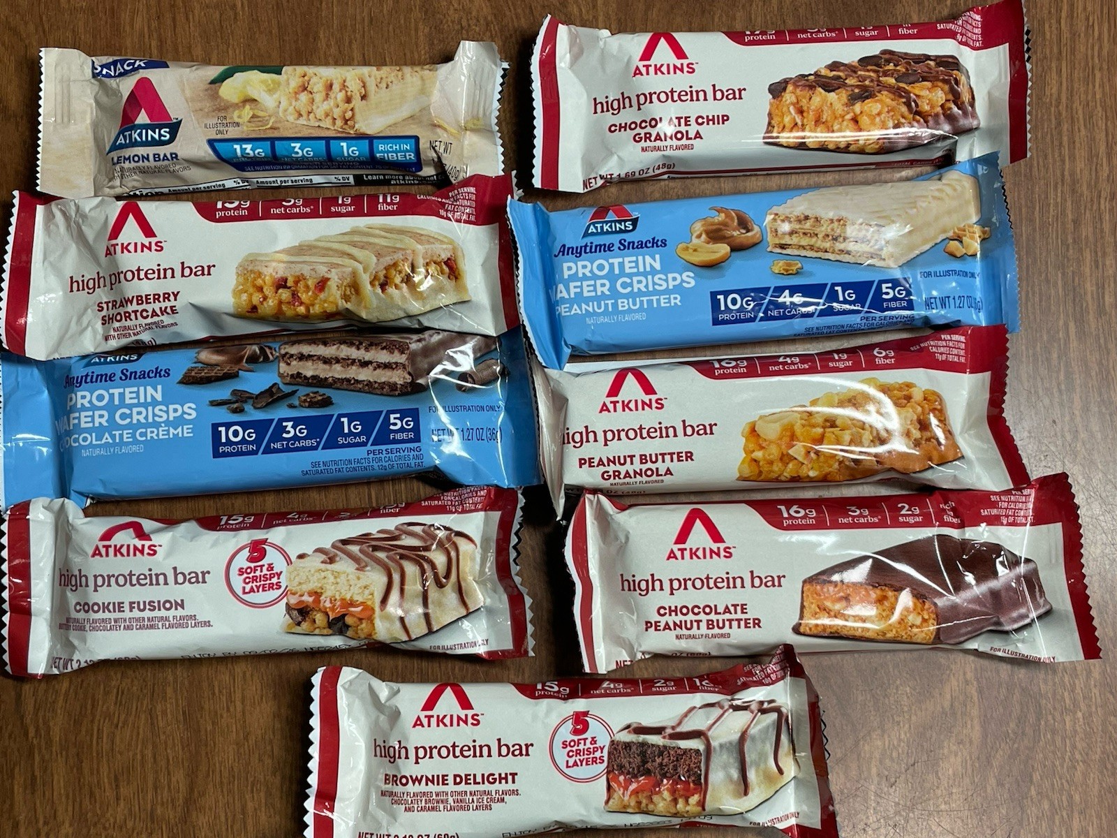 Atkins Meal And Snack Protein Bars Mixed Lot Of 50 Good Dates 6/26+