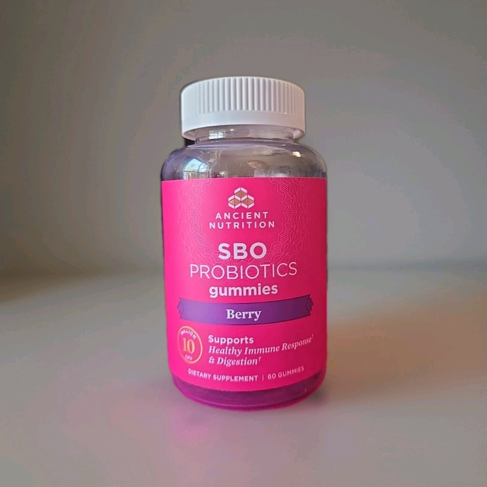 Ancient Nutrition SBO 60 Probiotic Gummies Berry 🫐 Dietary Supplement
