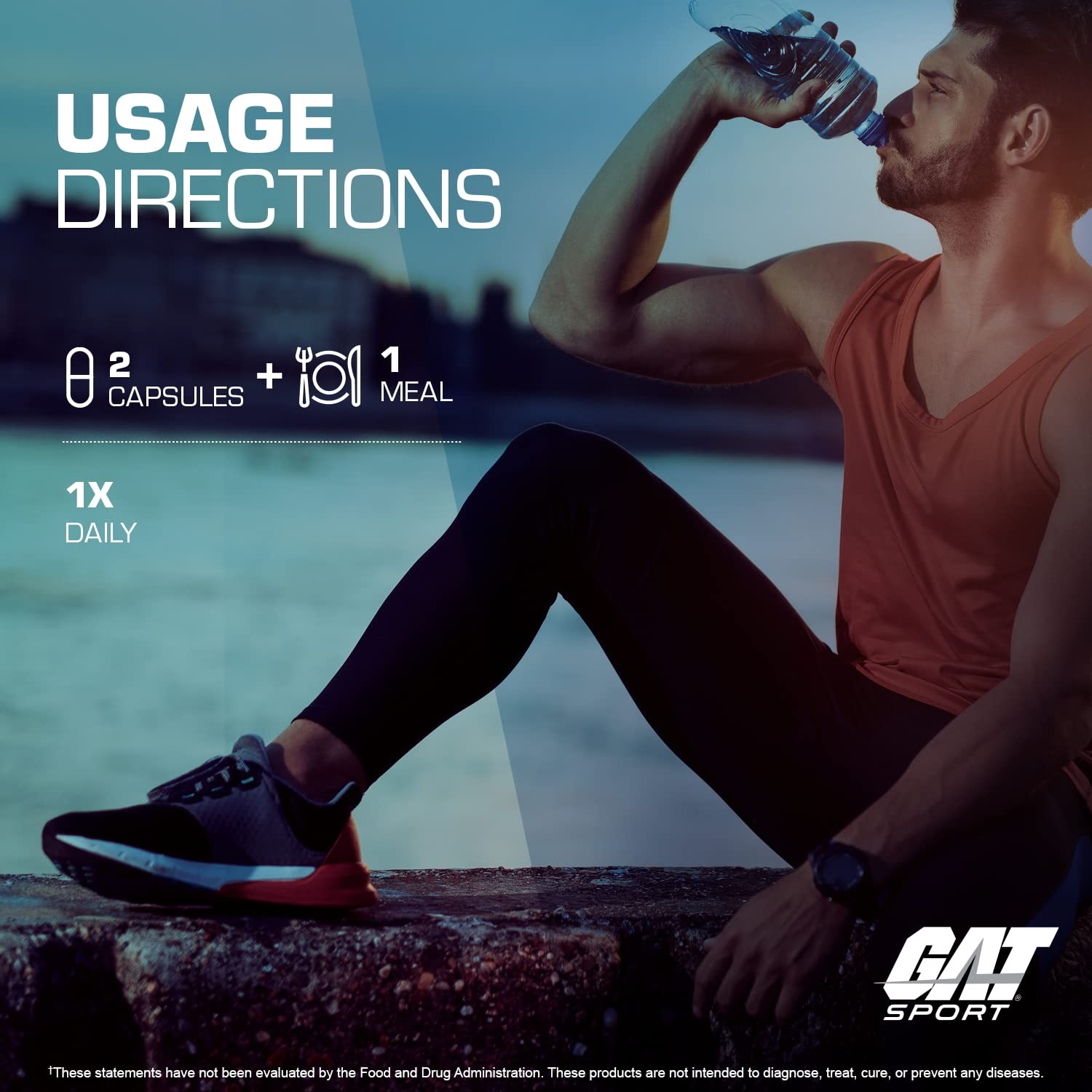GAT SPORT Men’s Multi + Test, Premium Multivitamin Tablets 150 Count