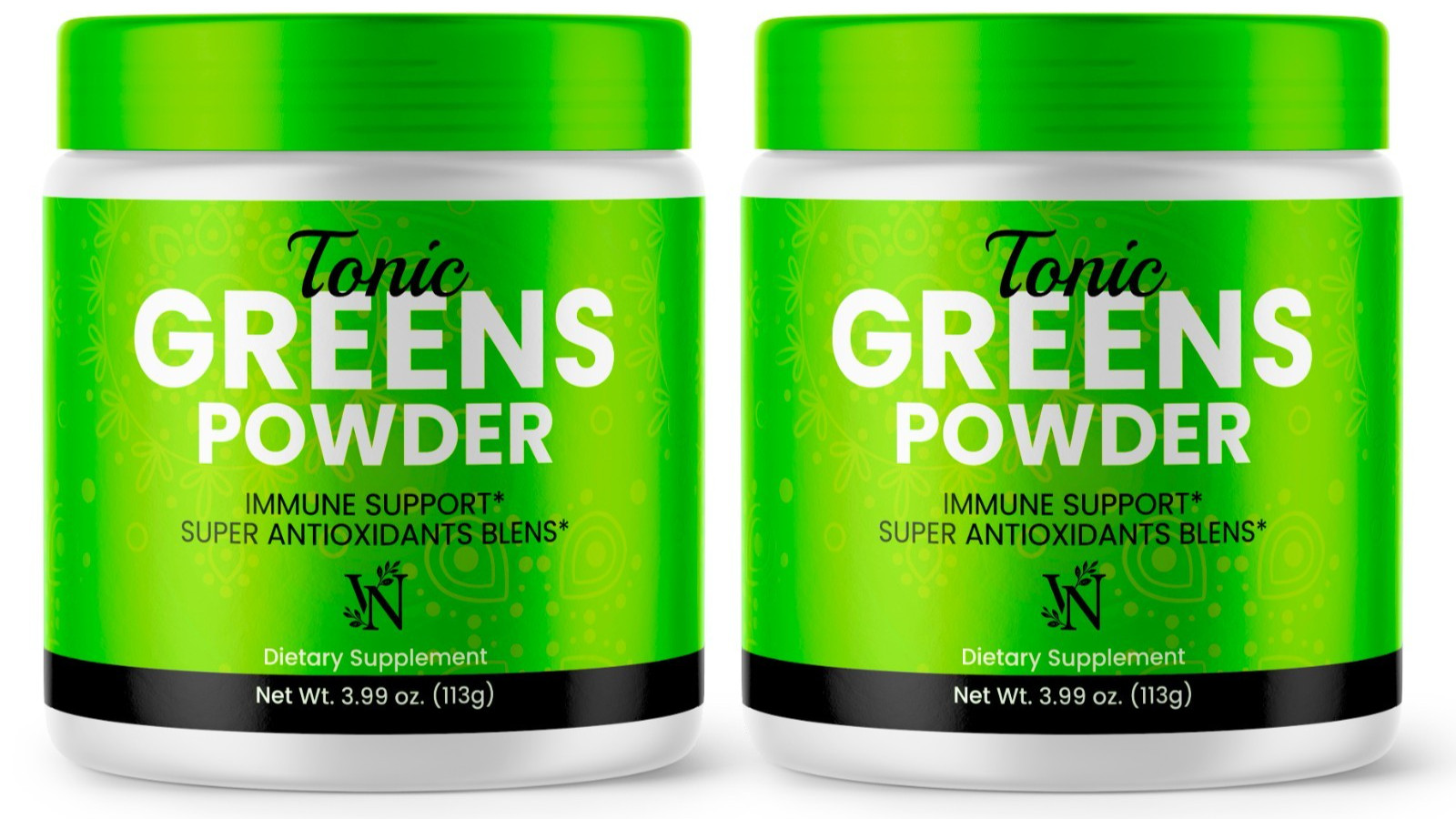 Tonic Greens Powder, TonicGreens Immune & Super Antioxidant Blend Powder 2 Pack