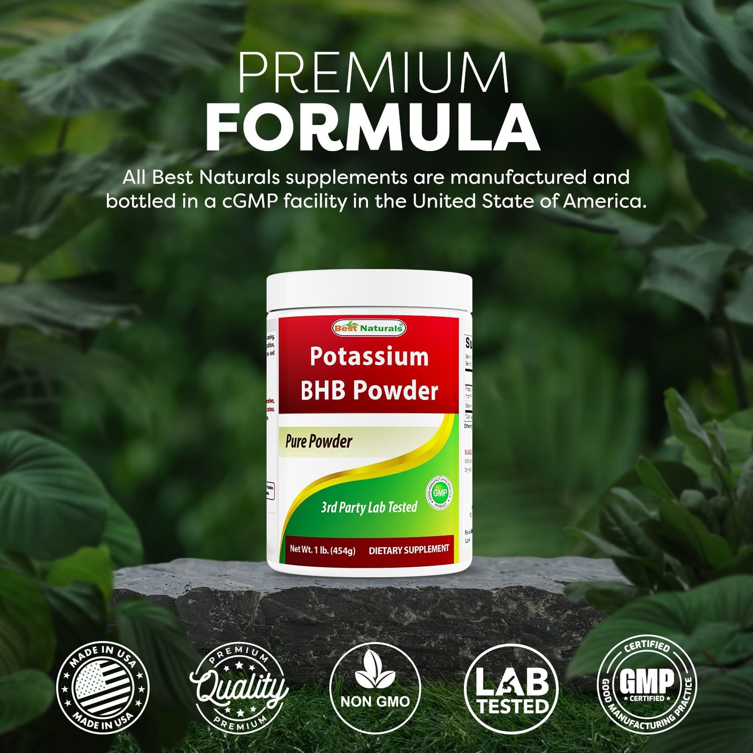 Best Naturals Potassium BHB Powder 1 Lb 16 Ounce (Pack of 1)