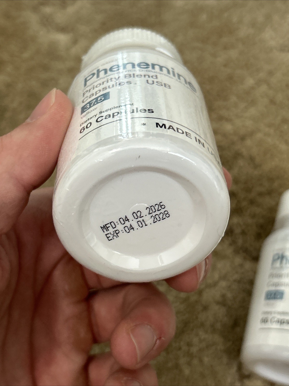 2 Phenemin 37.5 Appetite Suppressant and Energy Pill USA