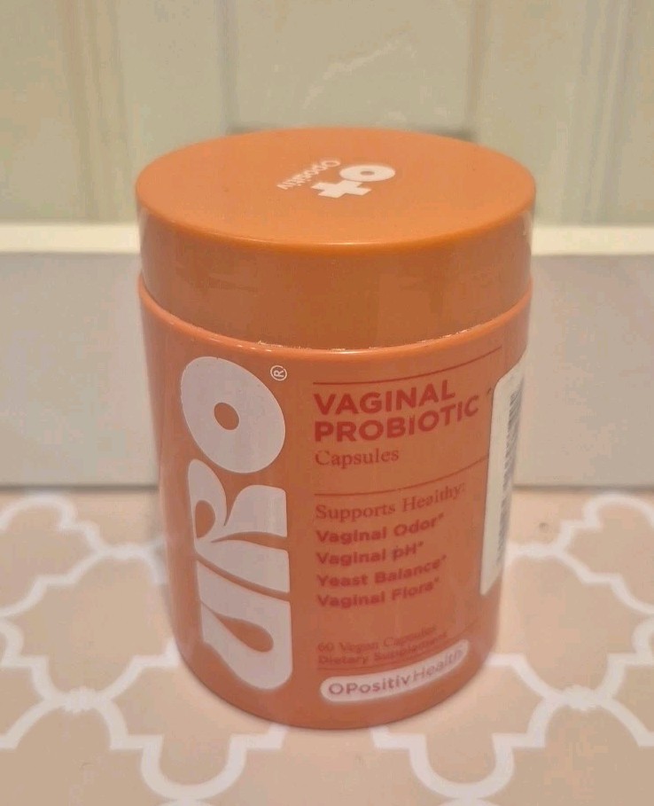 O Positiv URO pH Balance Vaginal Probiotics, 60 Capsules