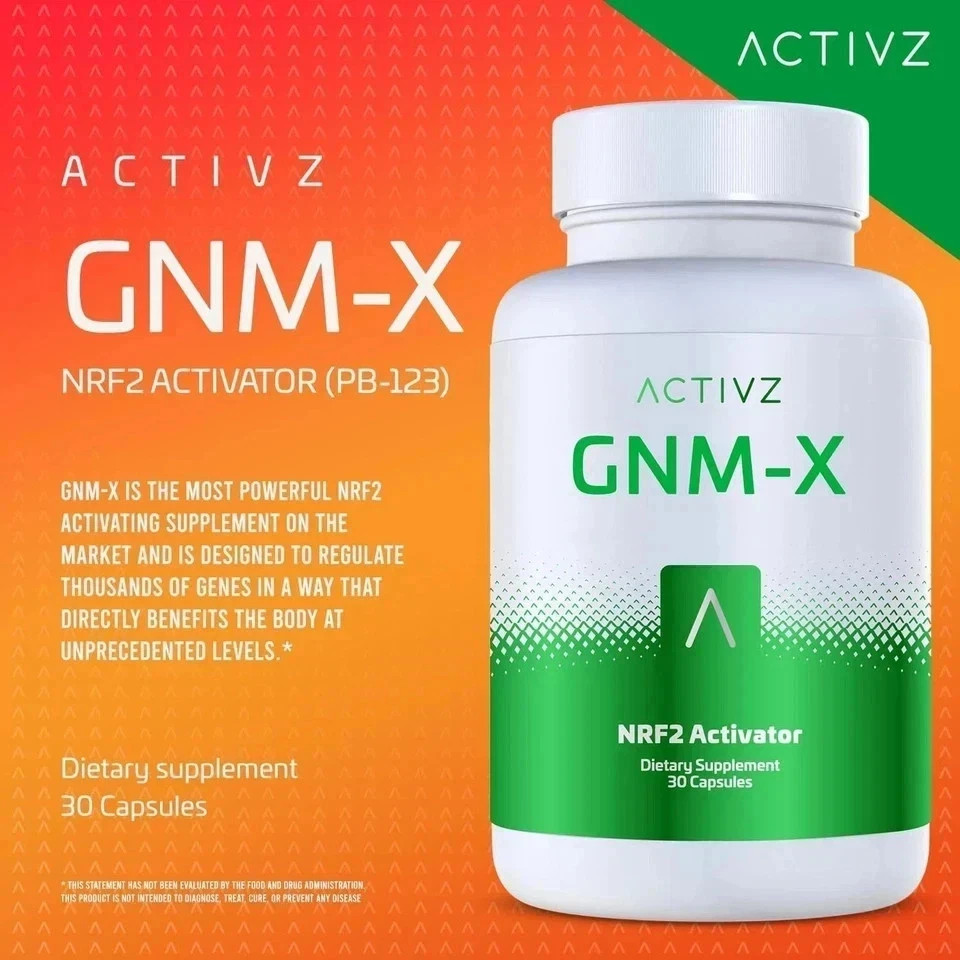 ACTIVZ GNM-X – Nrf2 Activator for Genetic Cellular and Defense Well-Being 3Pack
