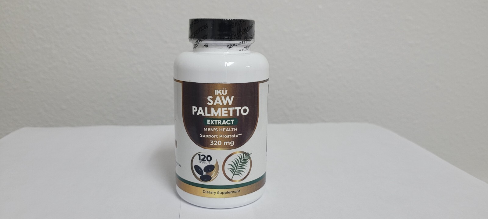 Saw Palmetto Extract 320 mg- 120 Soft gels-Support Prostate – Men’s Health