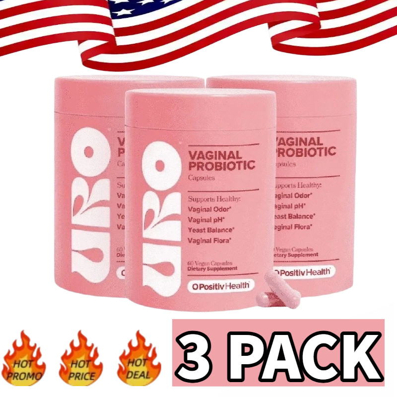 3Packs URO O Positiv Vaginal Probiotics for Women pH Balance w/ Prebiotic 180ct~