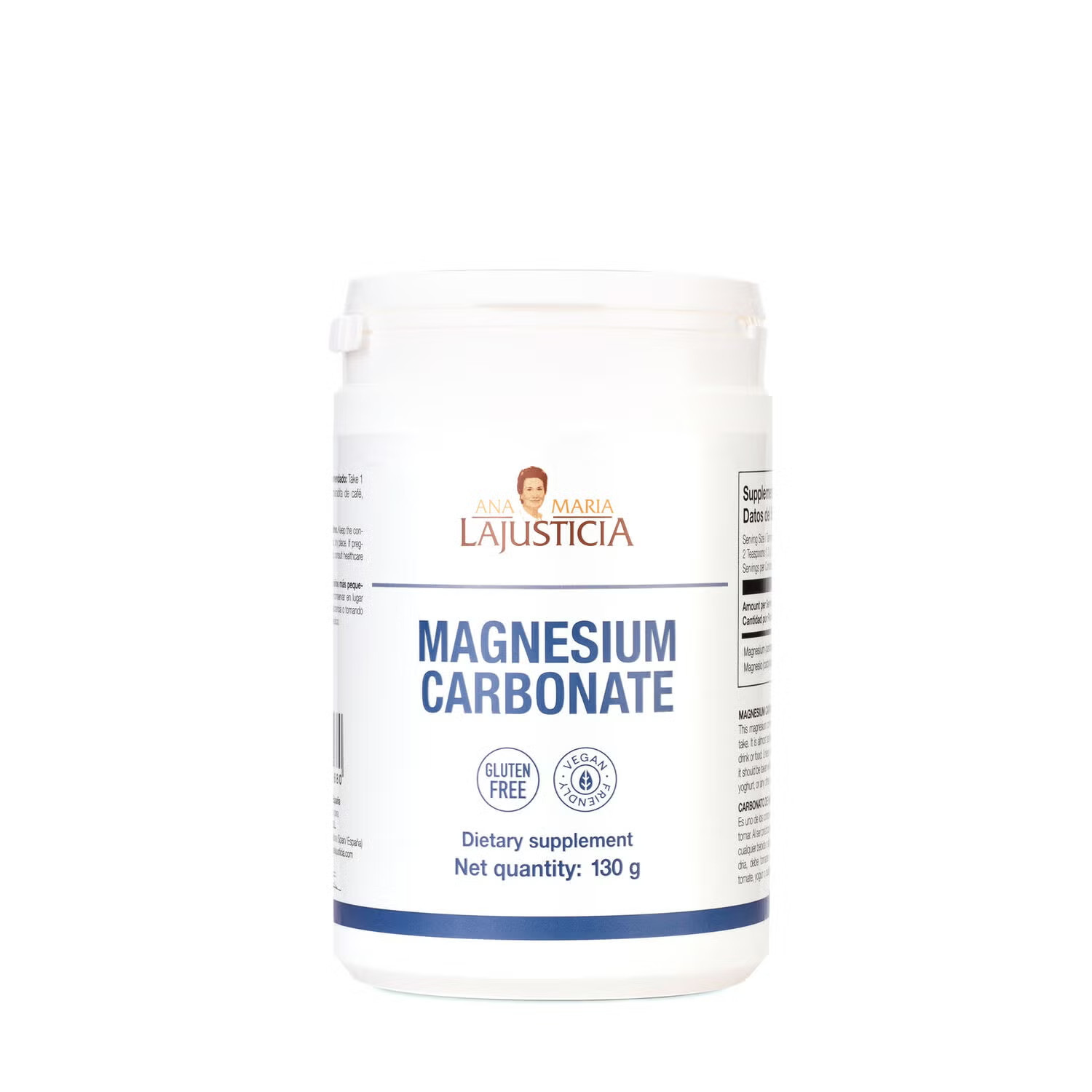 Ana Maria Lajusticia Magnesium Carbonate Supplement Minerals Healthy 130g NEW