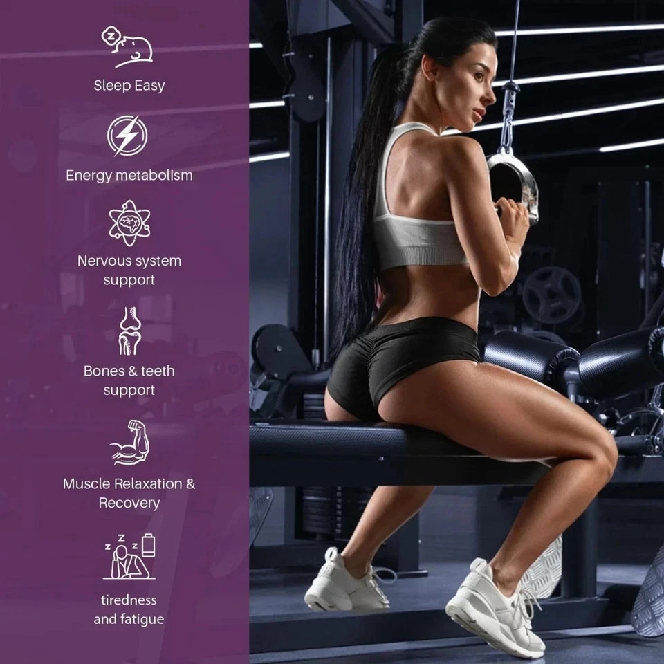 2PACK Magnesium 12 in 1 Complex – 700mg Dietary Supplement 120 Capsules hot sale