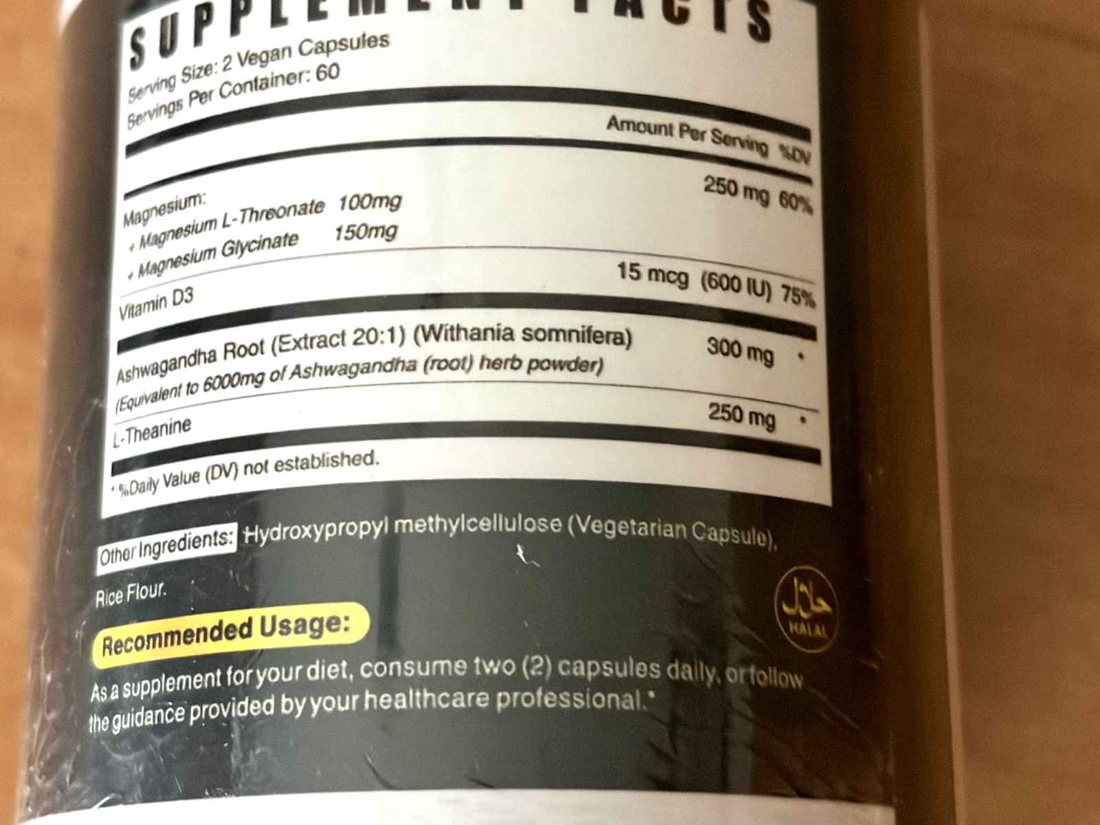 2 -Herbpy Magnesium + Aswagandha – Stress & Sleep Support – 120 caps – Exp 11/26