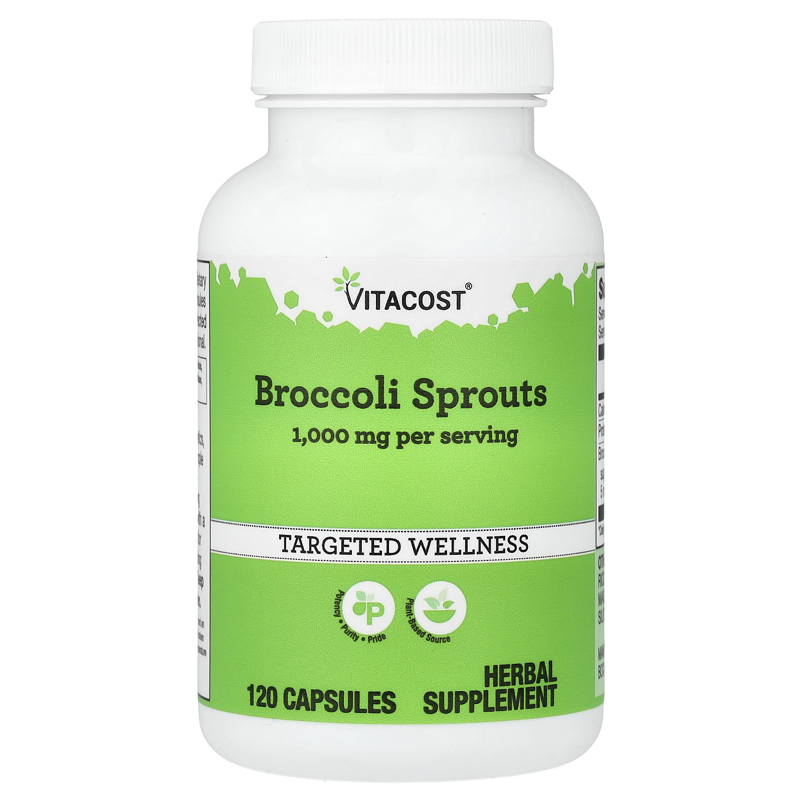Broccoli Sprouts, 120 Capsules (500 mg per Capsule)