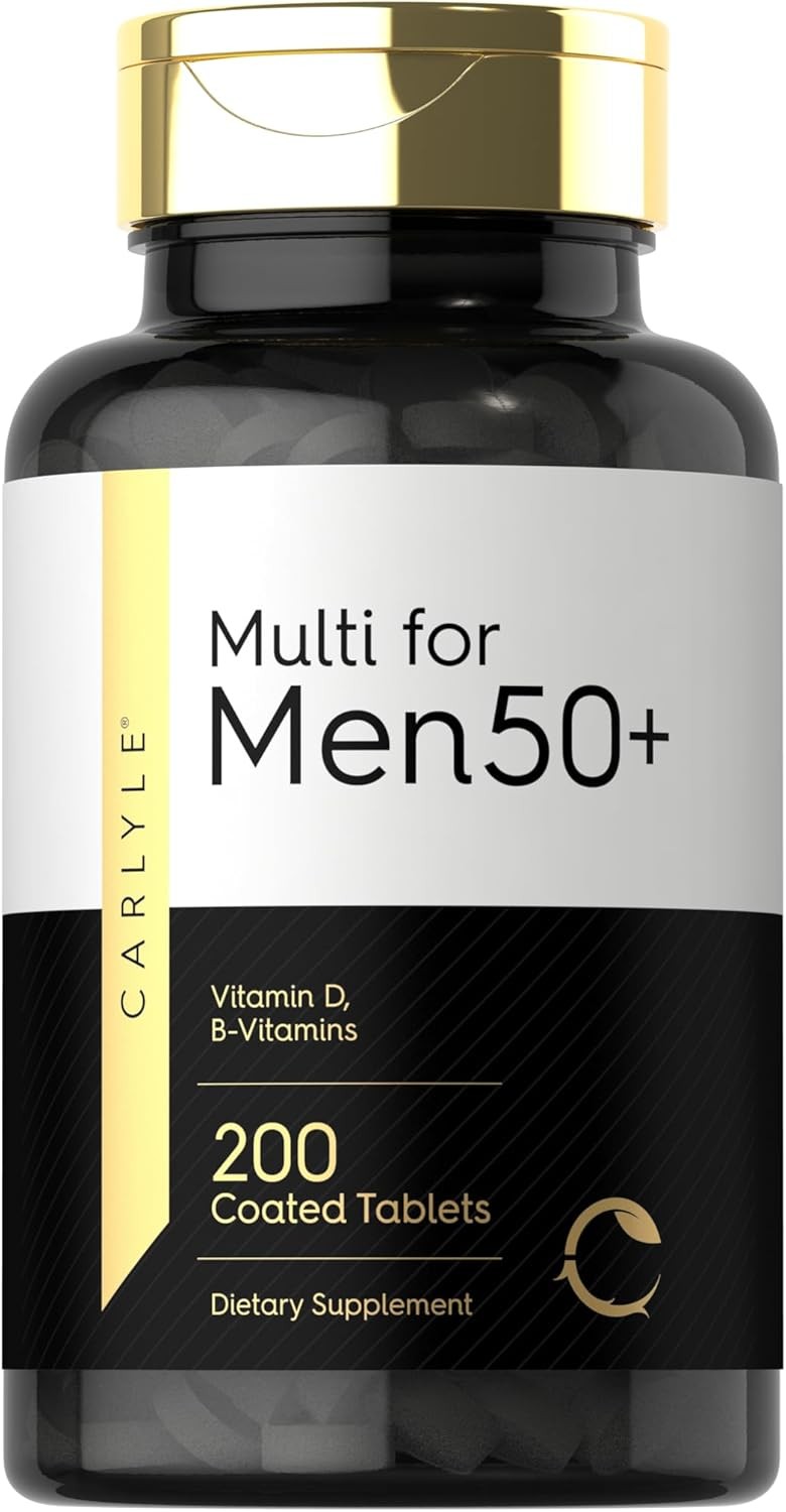 Carlyle Multivitamin for Men 50+ | 200 Tablets | with Vitamin
