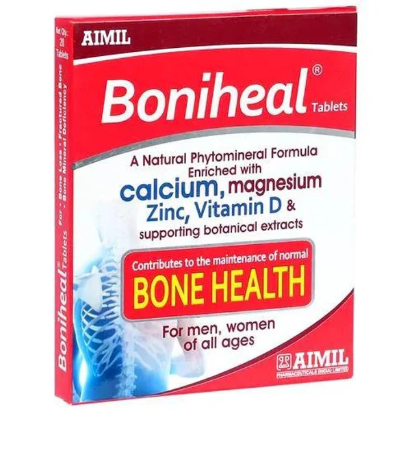 Aimil Boniheal Calcium 20 Tablets Bone Strength & Joint Supports Bone Density