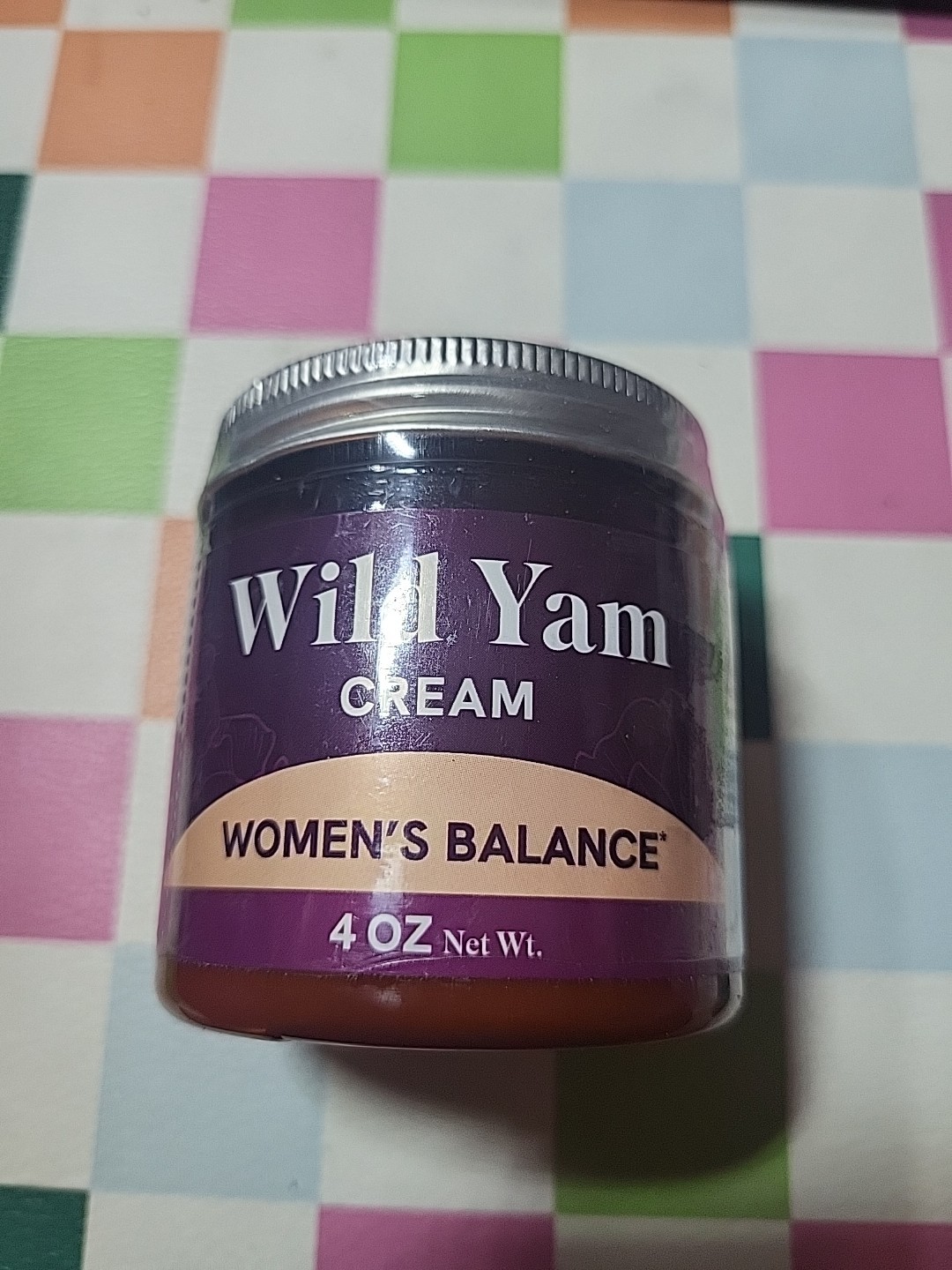 SM Nutrition Wild Yam Cream 4oz Natural Hormone Support Balance Sealed Jar