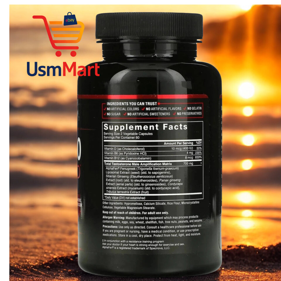 Force Factor Test X180 Legend ~ Test Booster Muscle Builder 120 caps_ Exp 02/28