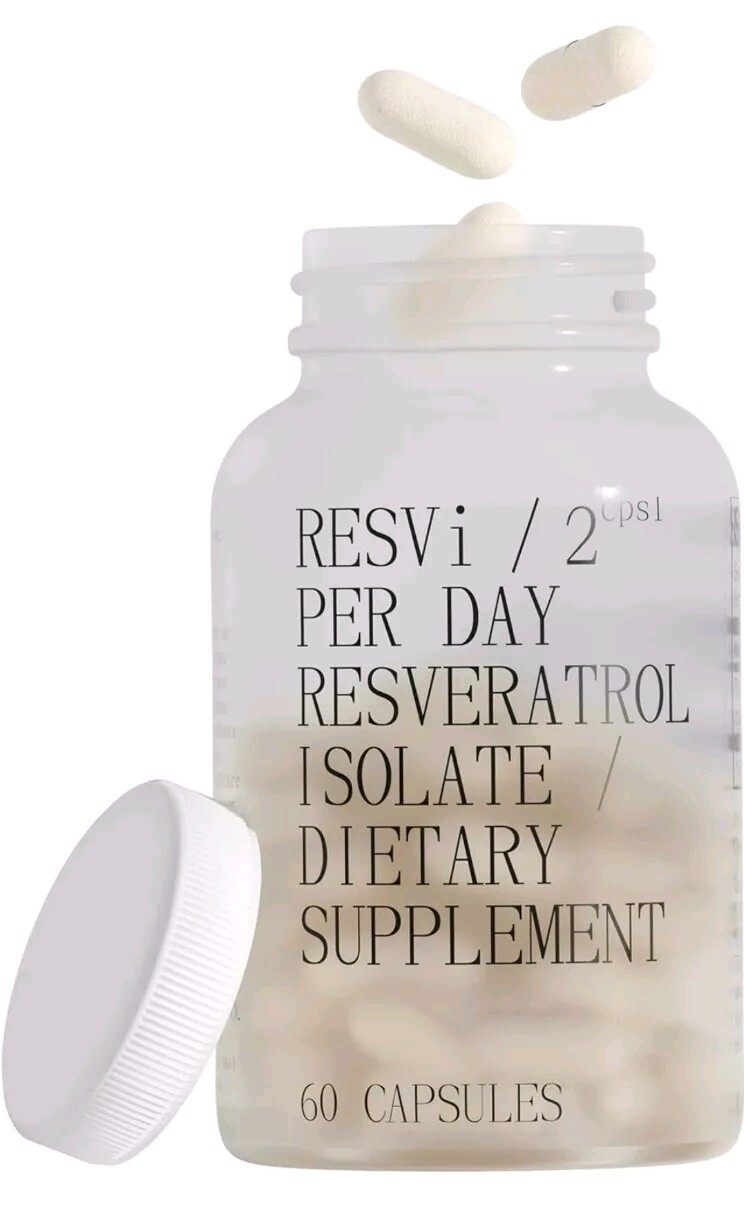 Forever Young ResVi 600mg Antioxidant Dietary Supp. 60 Vegan Caps. Exp 07/25 Exp