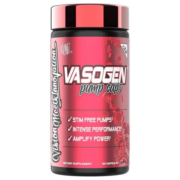 VMI Sports Vasogen Pump Caps 60 Capsules Best By Date 6/2025