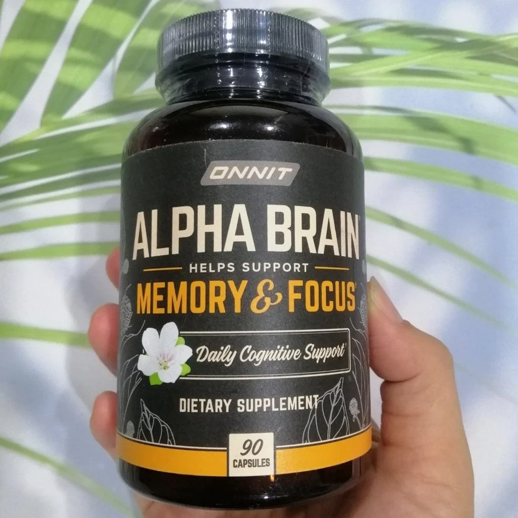 Alpha Brain Memory Focus Daily Cognitive Support 90 CAPSULES free &Fast shipping
