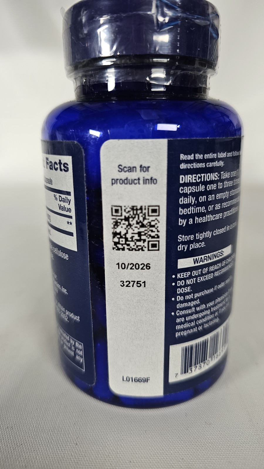 Life Extension Glycine 1000mg Sleep Support Amino Acid 100 Caps Exp: 10/2026