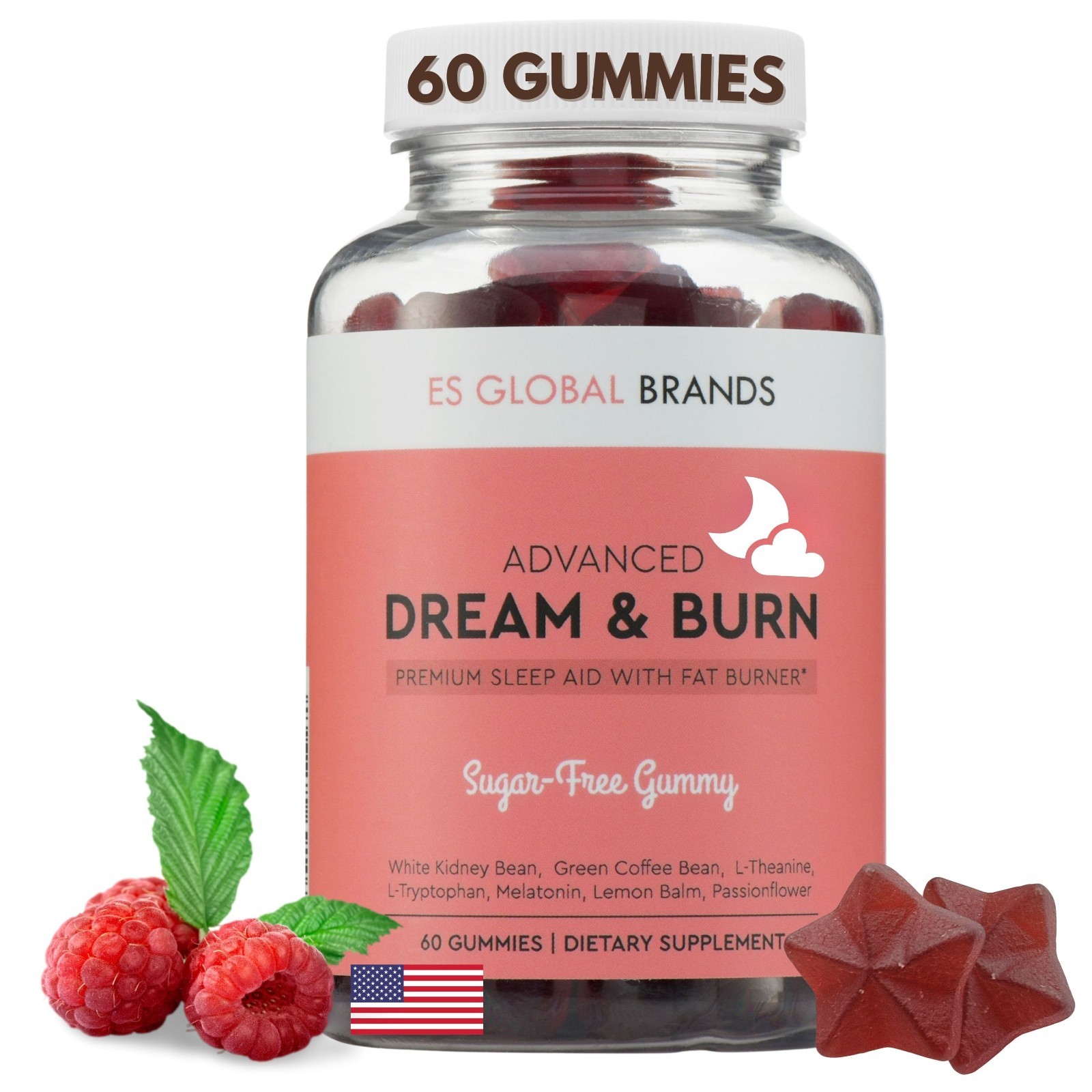 DREAM & BURN Night Time Slimming Fat Burner Metabolism Boosting Gummie Melatonin