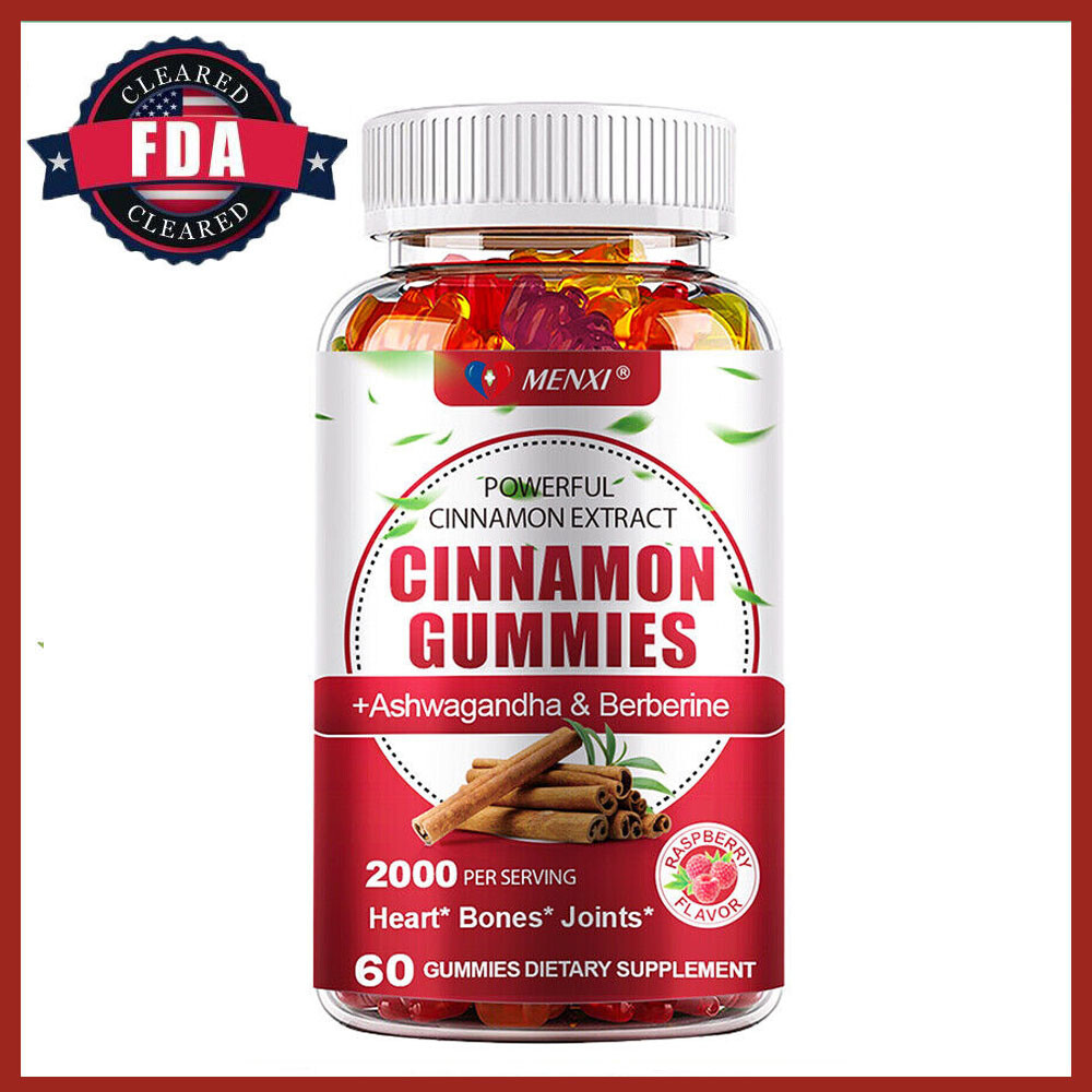 60PCS Cinnamon Blood Sugar Gummies- Glucose Balance & Metabolic Support Formula