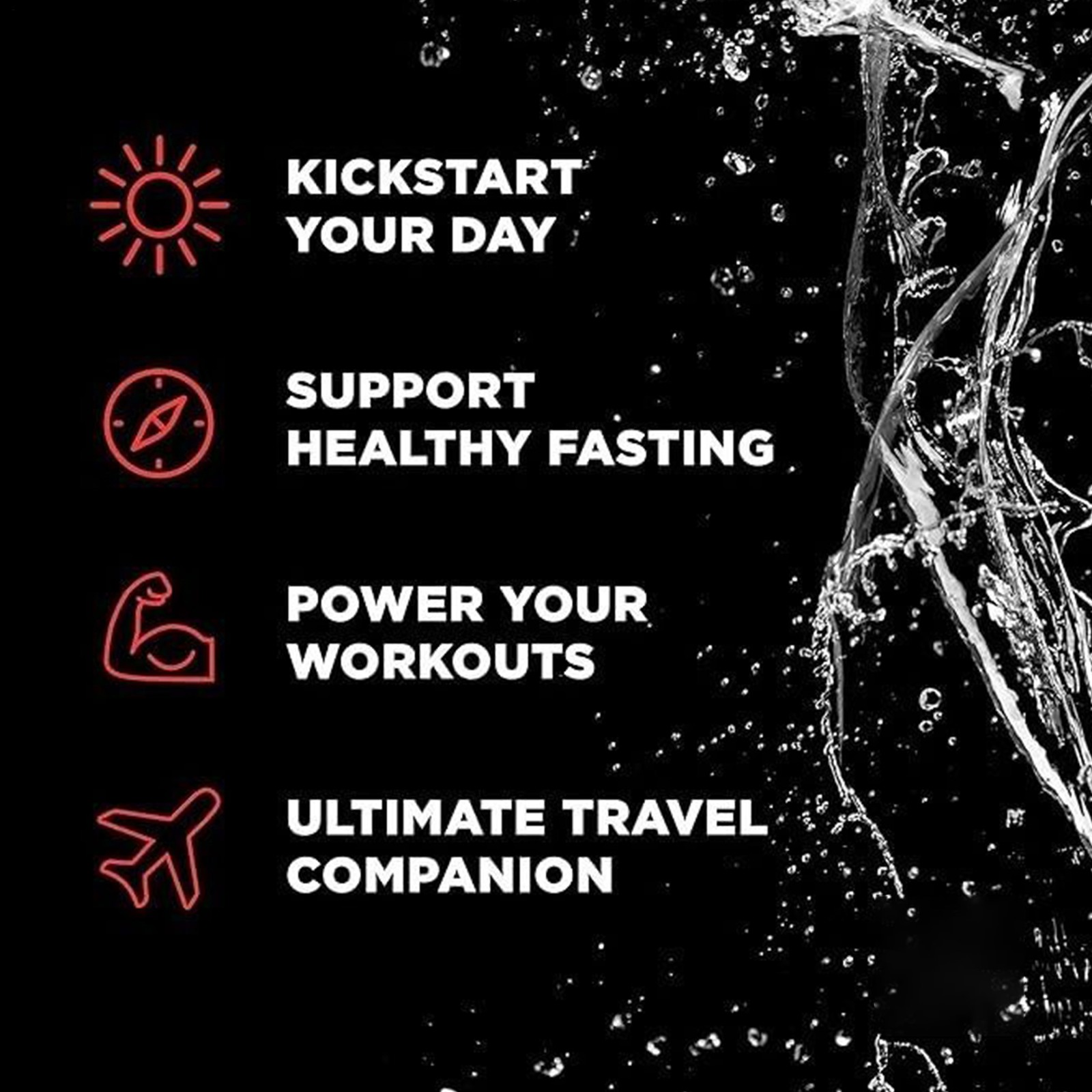 Zero Sugar Electrolytes Drink Mix,Watermelon Flavor Electrolyte Powder Hydration
