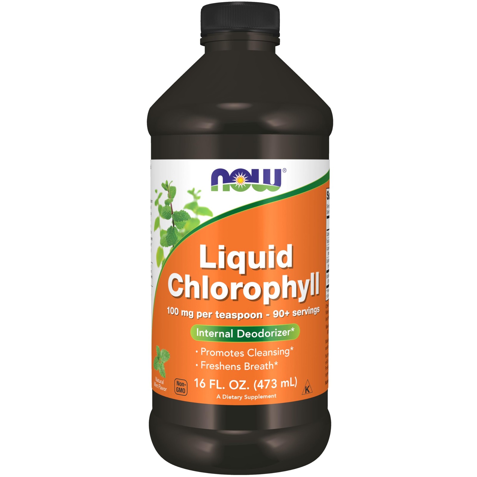 NOW Foods Supplements, Liquid Chlorophyll, 16 Fl Oz (Pack of 1), Multicolor