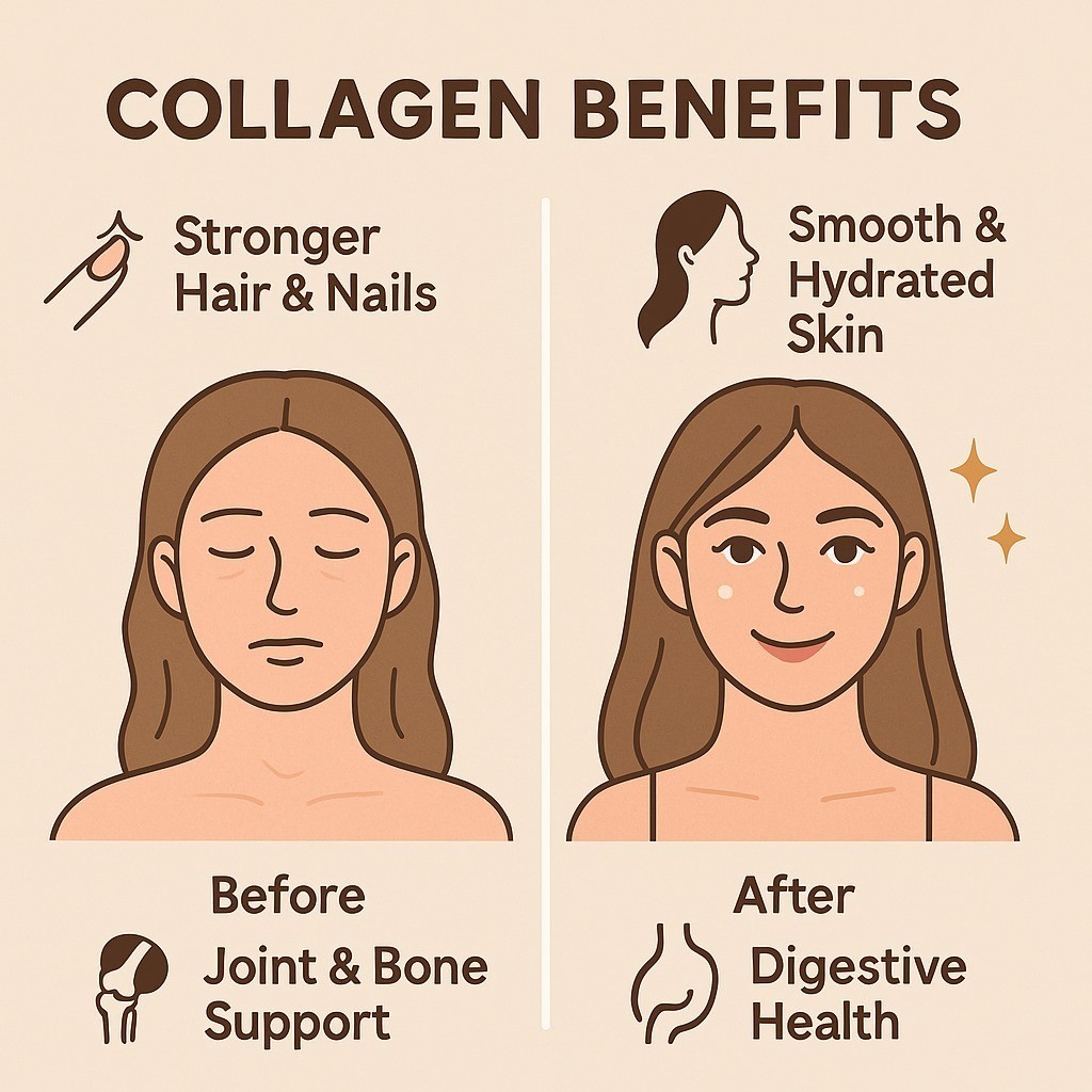 Multi Collagen Peptides Powder-Hydrolyzed Protein Peptides (Type l,l,ll,v,X) US
