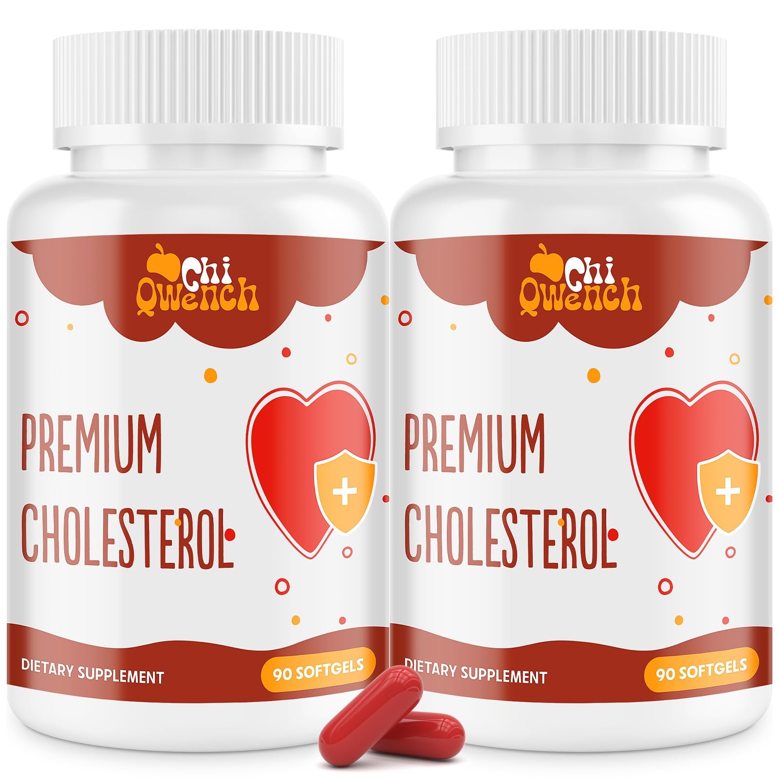 Cholesterol Supplements with Plant Sterols, Niacin, 90 Count (Pack of 2), No