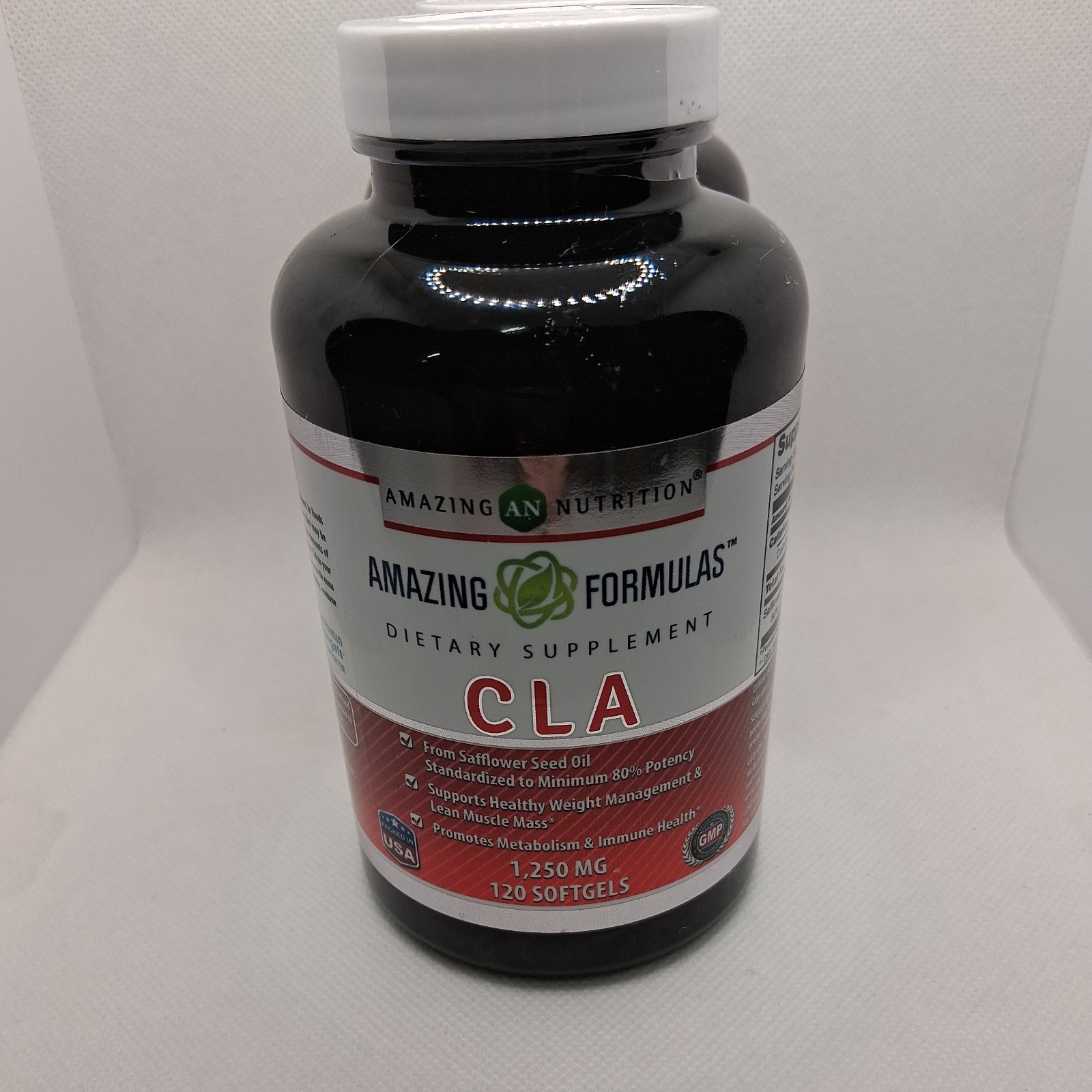 ✨ Amazing Formulas CLA 1250 Mg 120 Softgels getting 2 bottles 120×2 exp 05/27