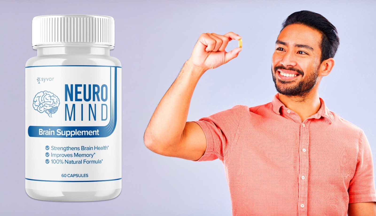 (5 Pack) Neuro Mind Nootropic All Natural Neuro Mind Max Supplement 300 Capsules