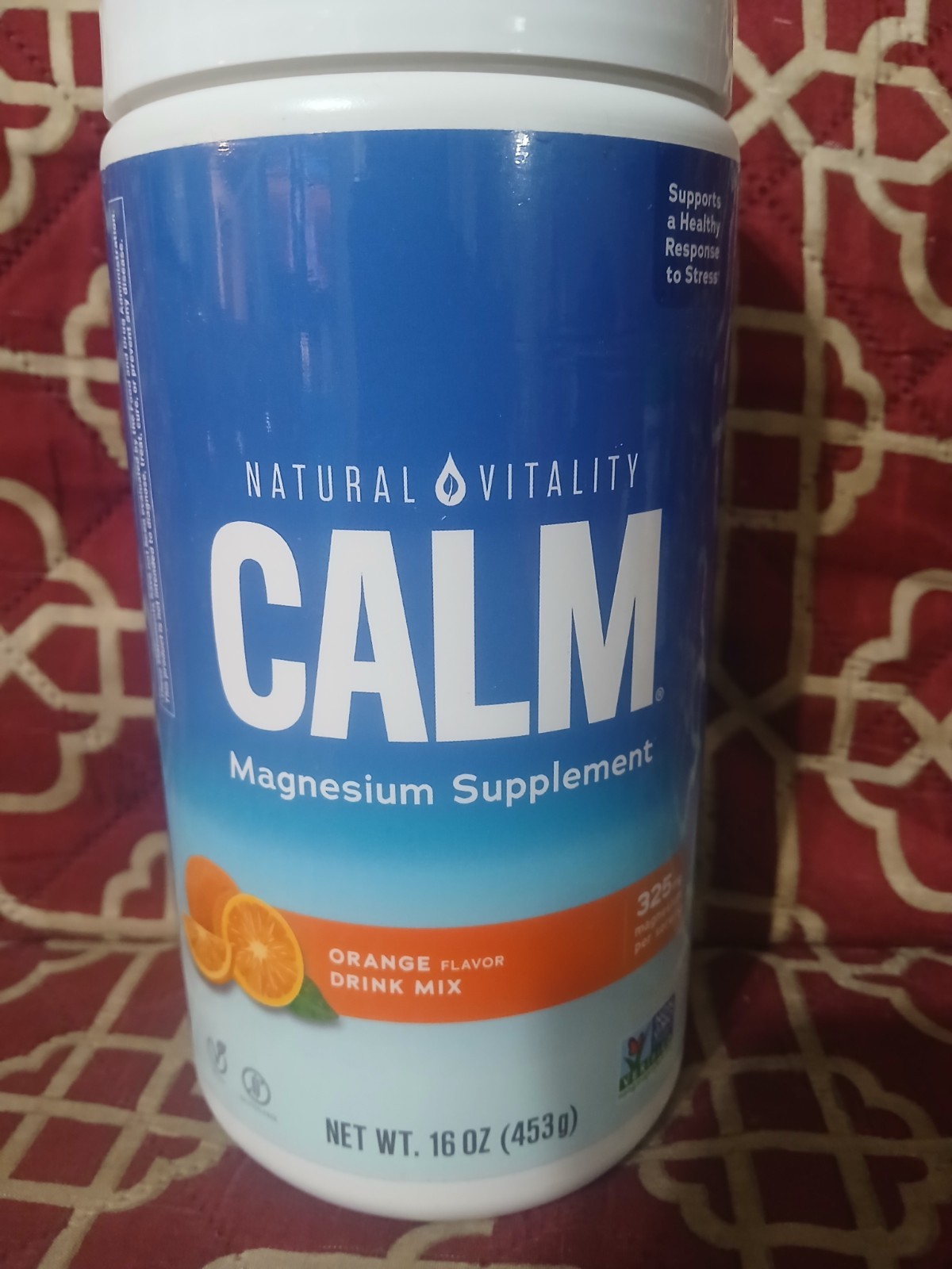 Natural Vitality Vitamin Calm Orange 16oz